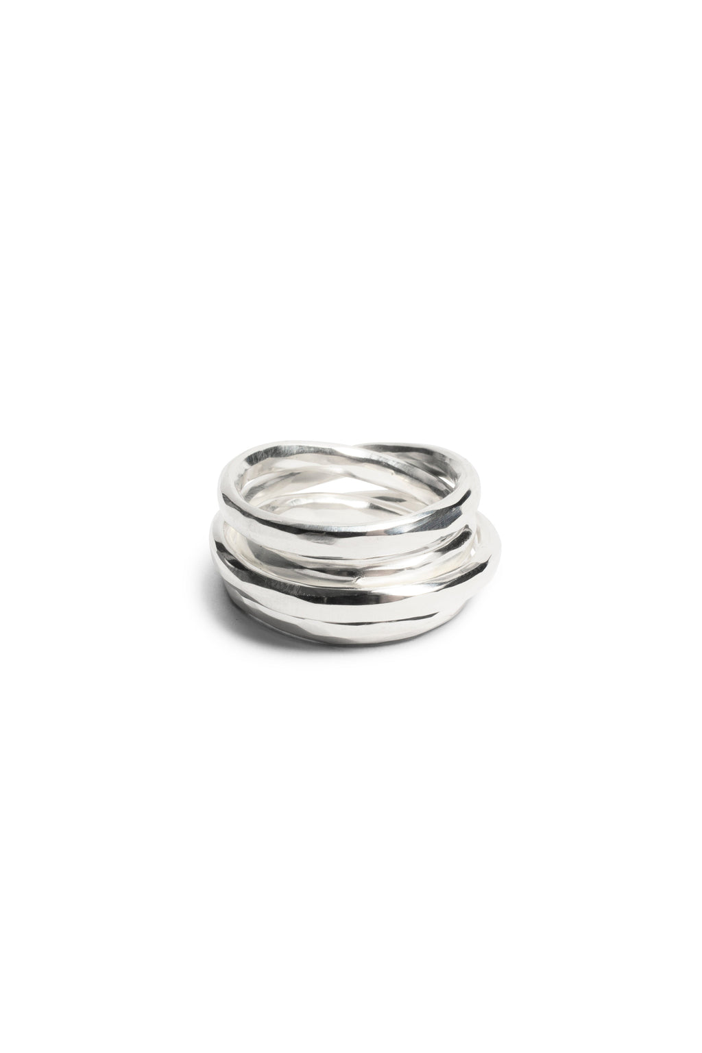 WOUND RING HAMMERED