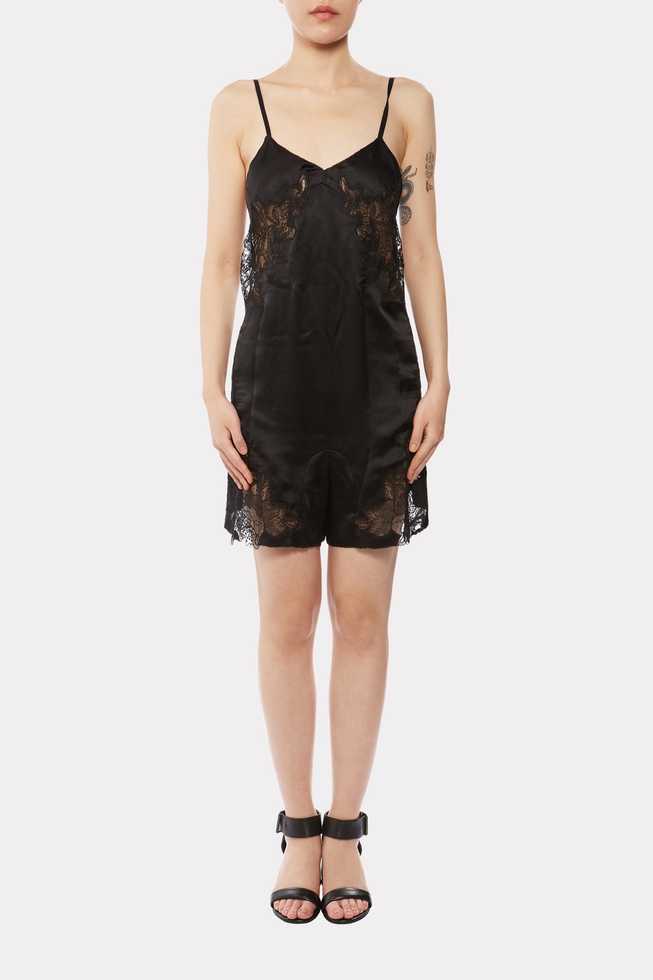 SILK LACE ROMPER