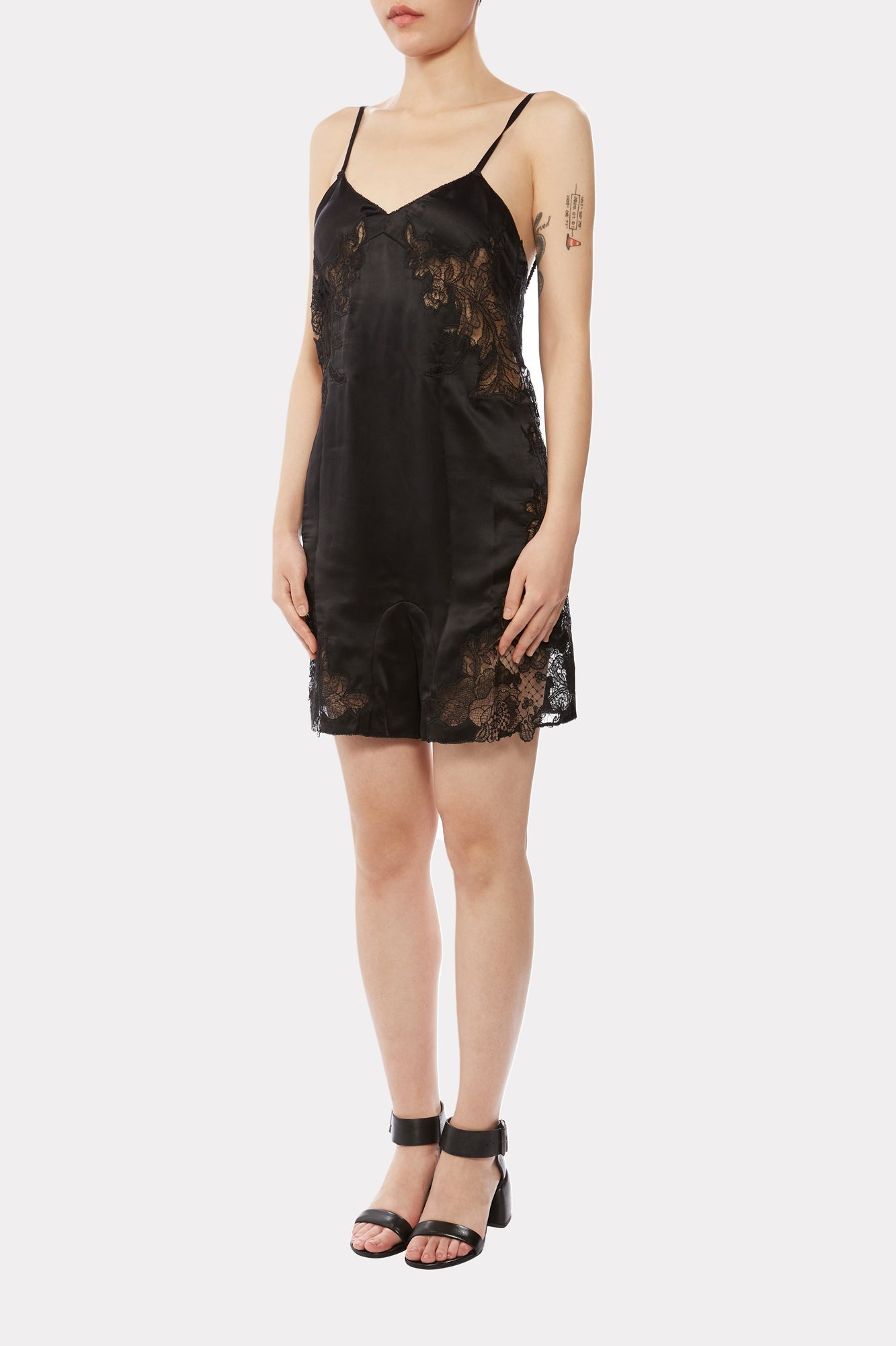SILK LACE ROMPER