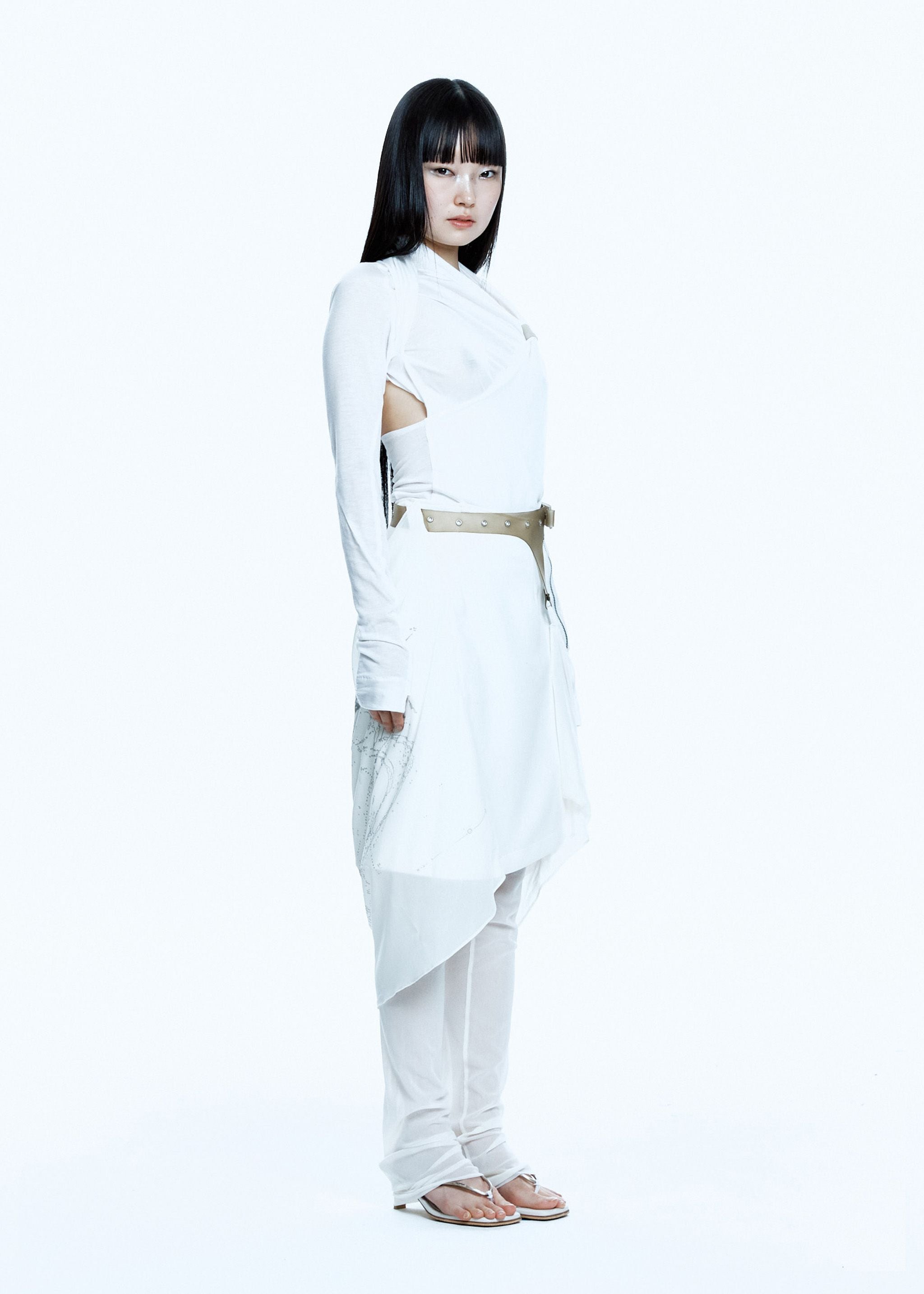 HYEIN SEO - TIED LONG SLEEVE TOP WHITE – LABSTORE WORLD