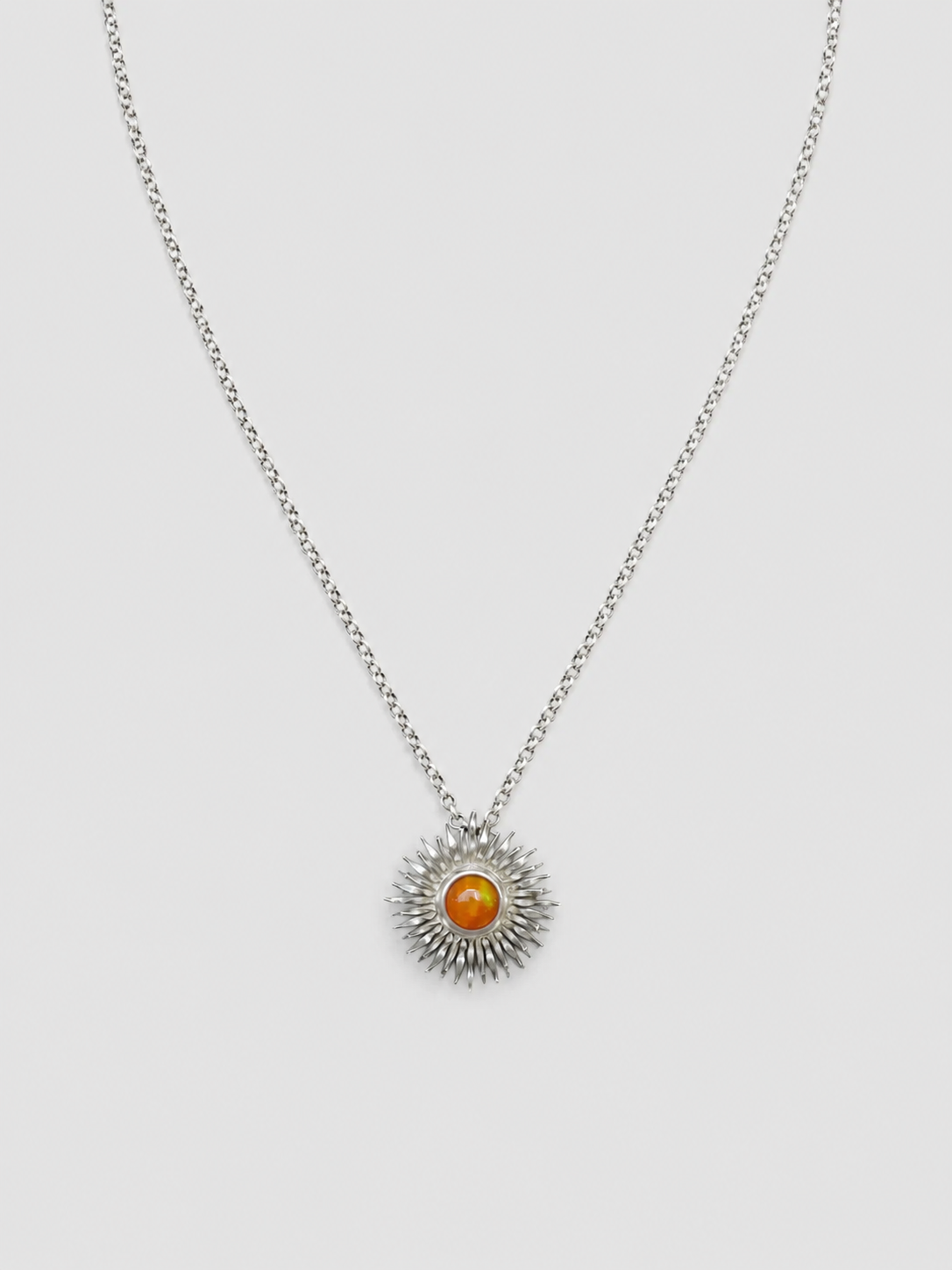 The Sun (Fire Opal) Pendant