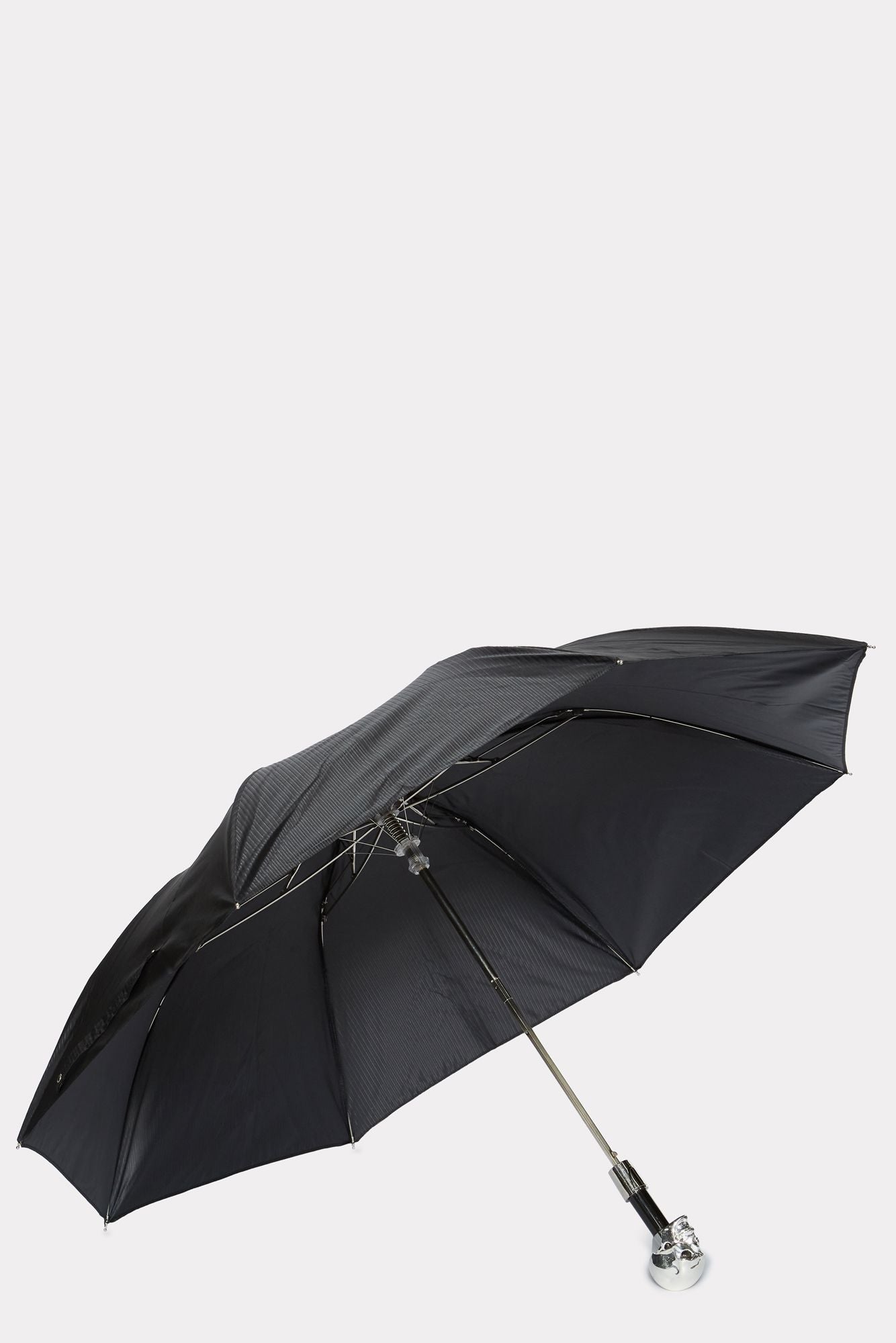 Silver Skull Folding Umbrella