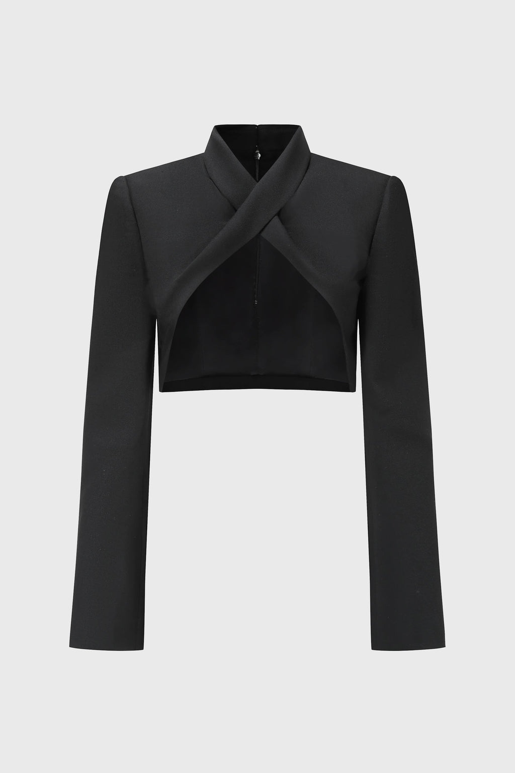 CROSSED LAPEL BLAZER