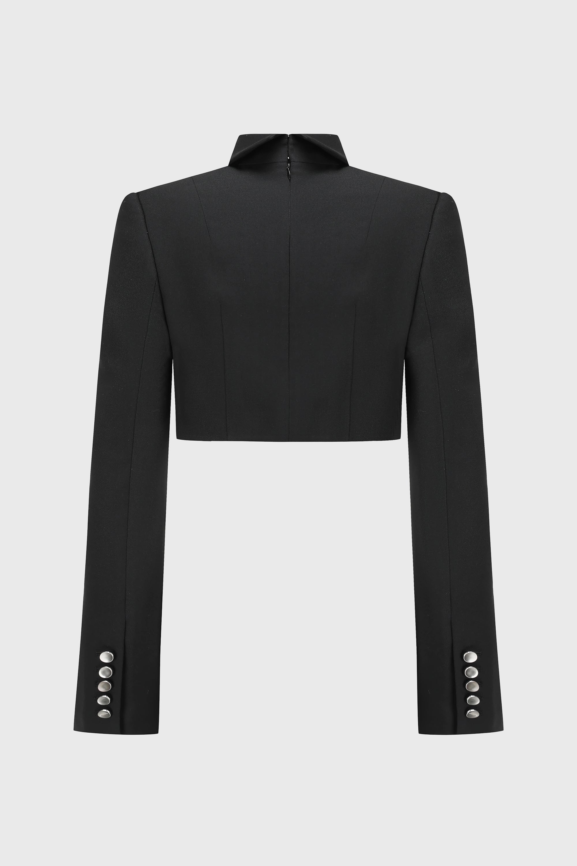 CROSSED LAPEL BLAZER