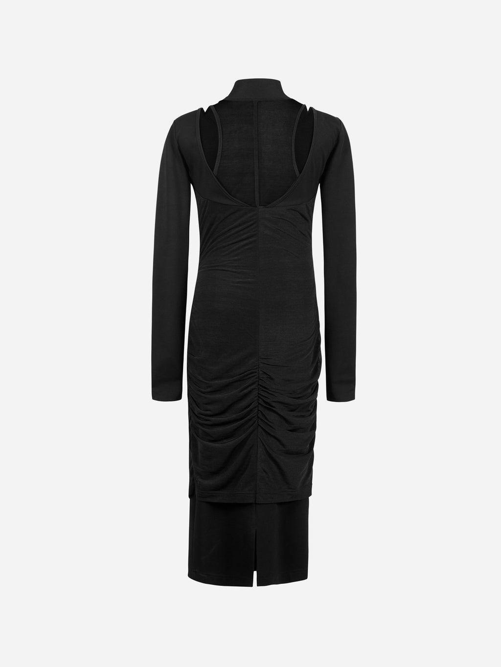 ARC CUT-OUT PANELLED DRESS