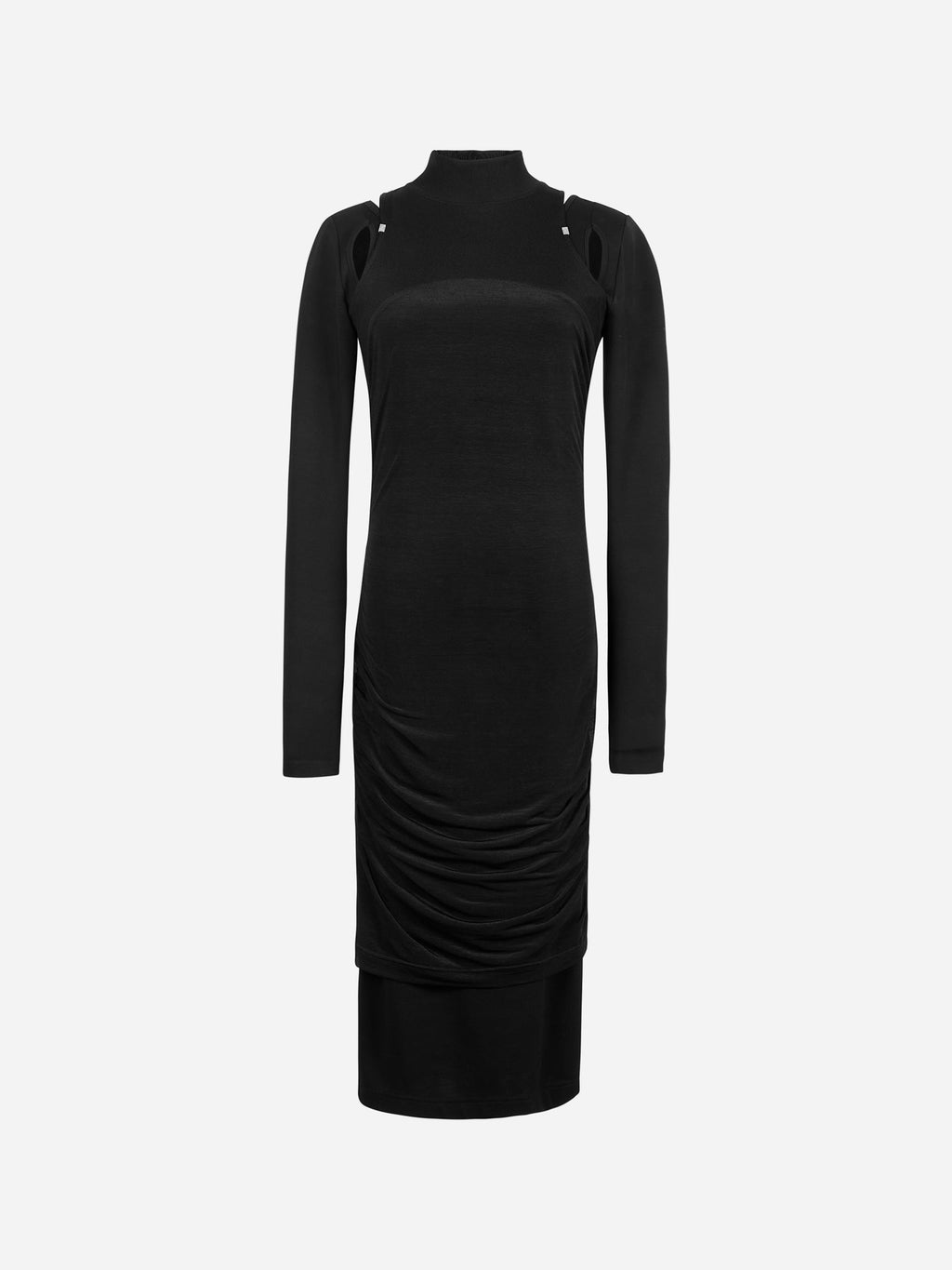 ARC CUT-OUT PANELLED DRESS