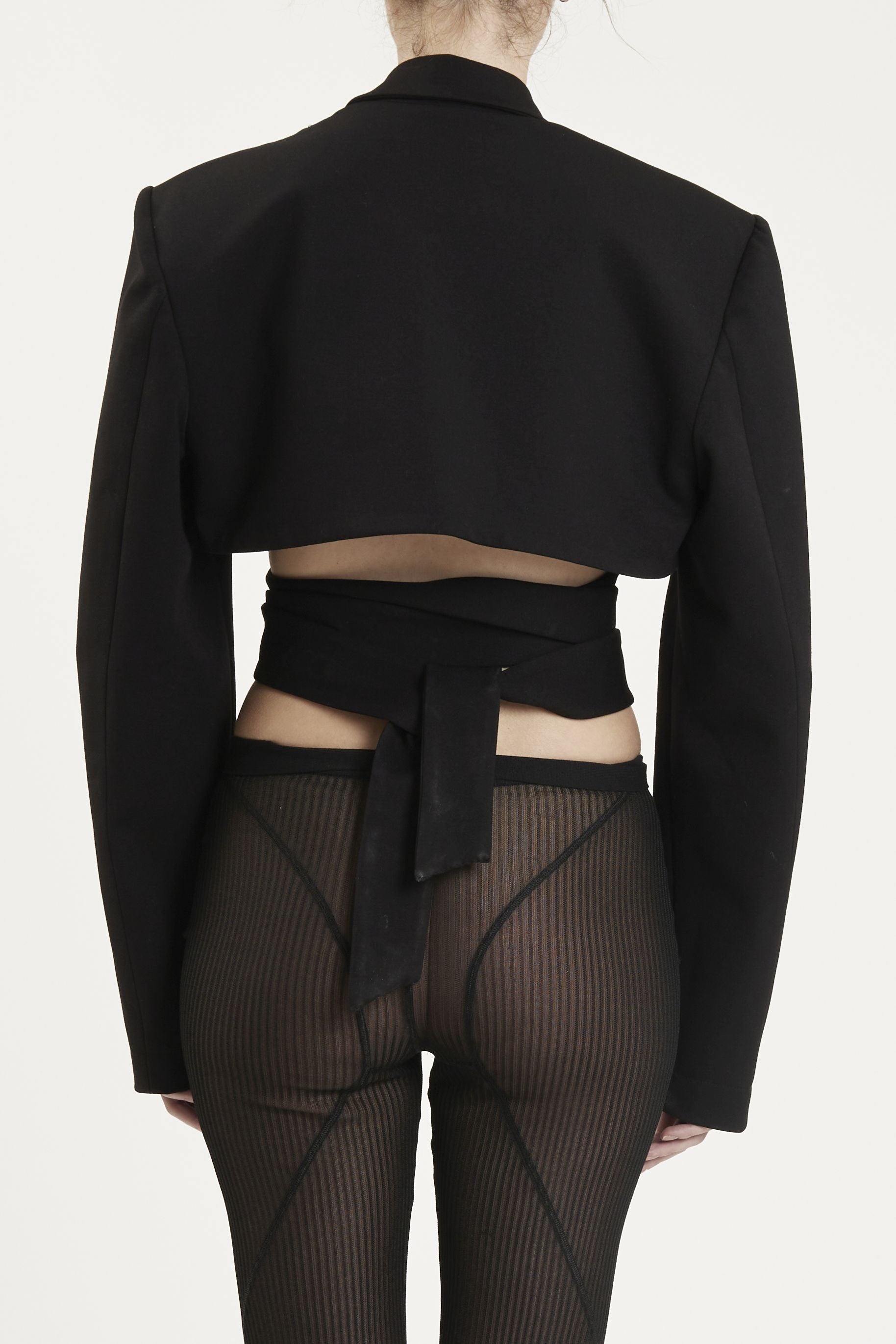 OVERLAPPING CROPPED JACKET