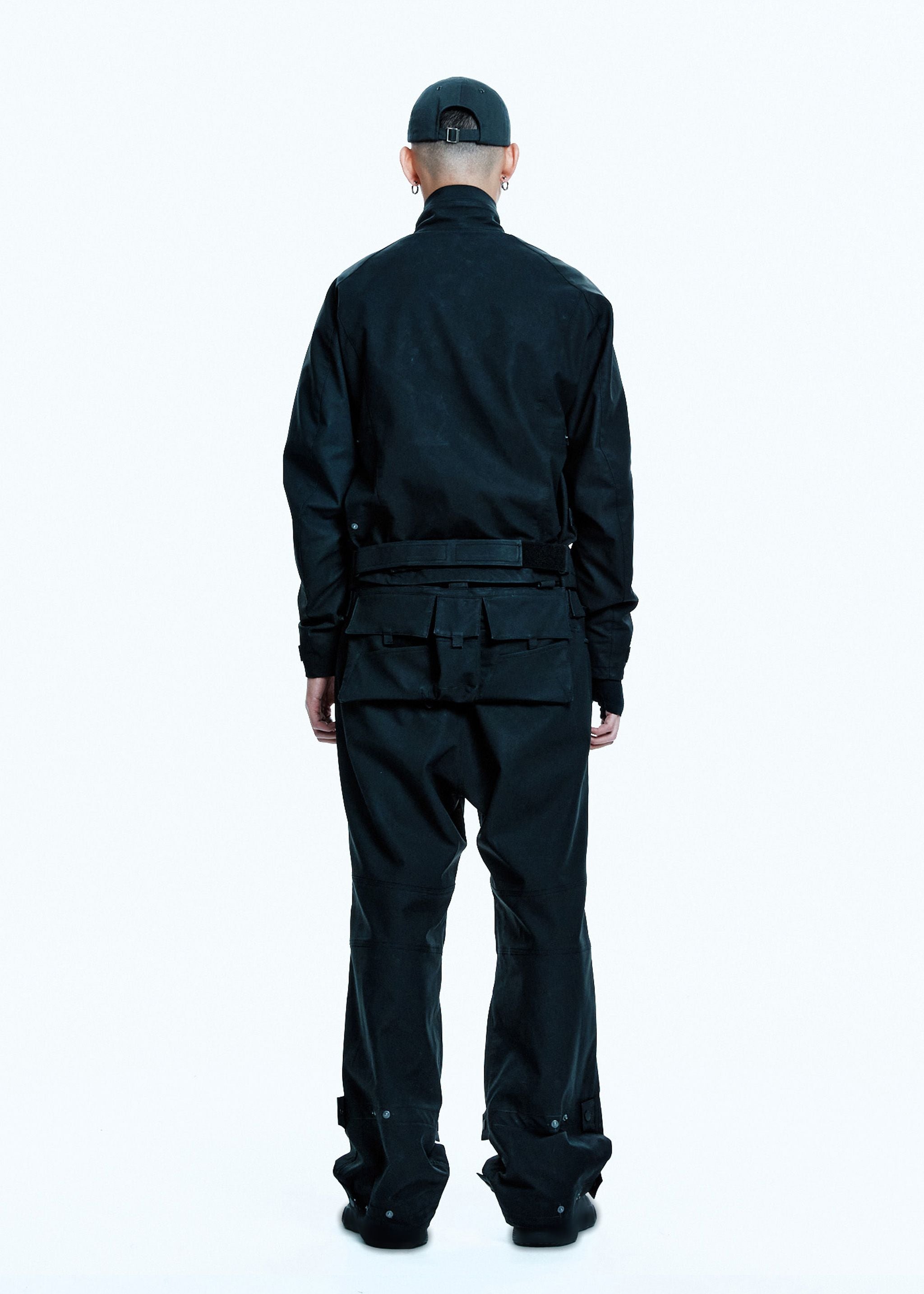 BIKER PANTS W/ DETACHABLE BAG