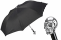 Silver Skull Folding Umbrella