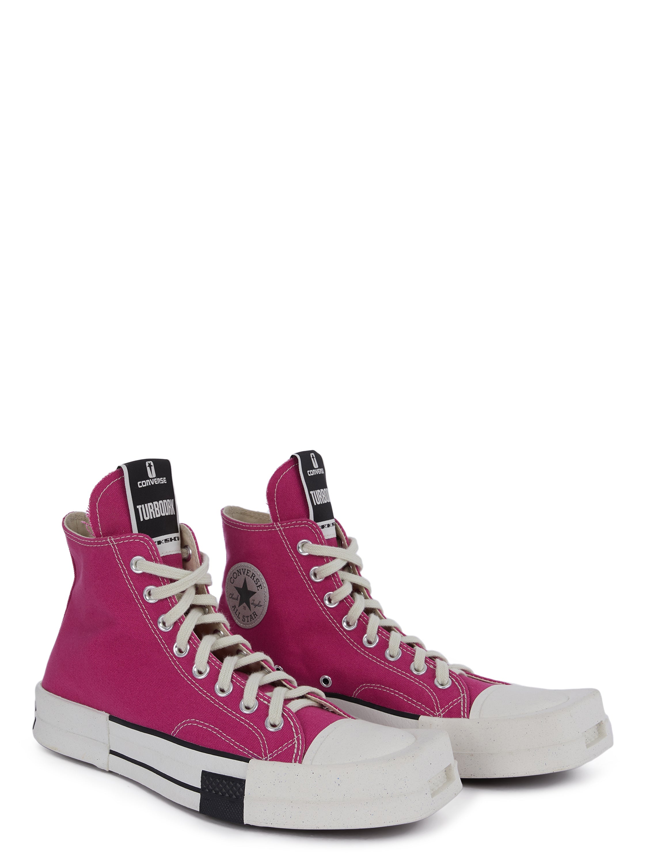 DRKSHDW × CONVERSE TURBODRK LACELESS HI HOTPINK - UNISEX