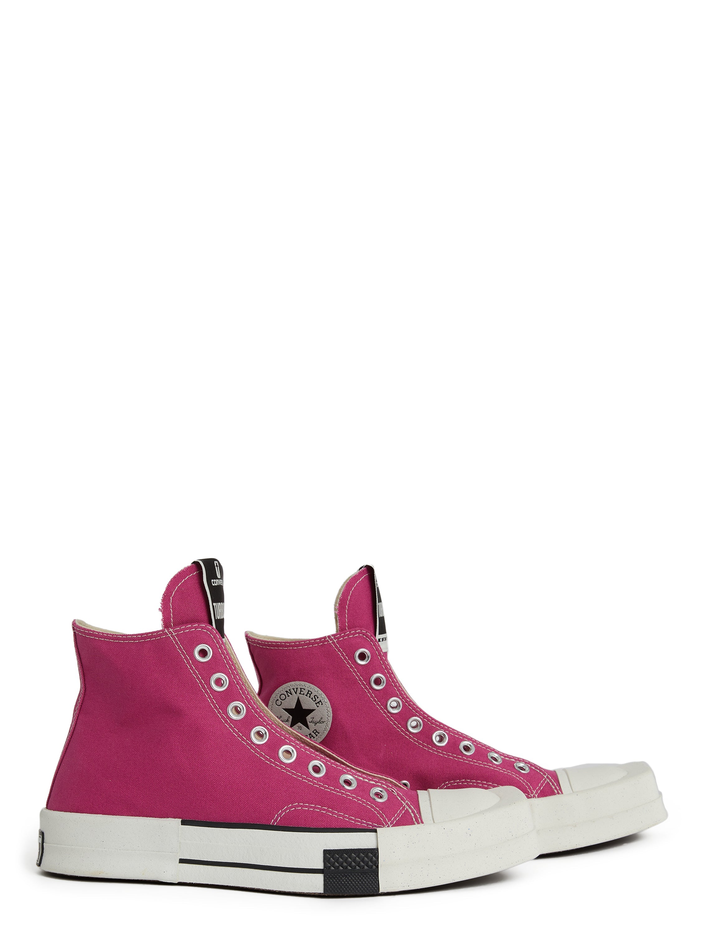 DRKSHDW × CONVERSE TURBODRK LACELESS HI HOTPINK - UNISEX