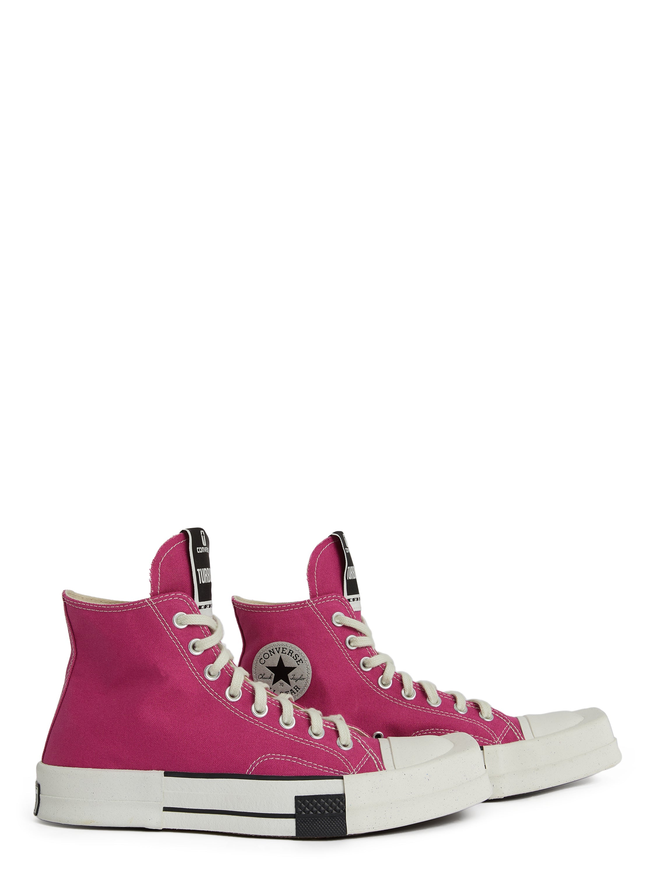 DRKSHDW × CONVERSE TURBODRK LACELESS HI HOTPINK - UNISEX