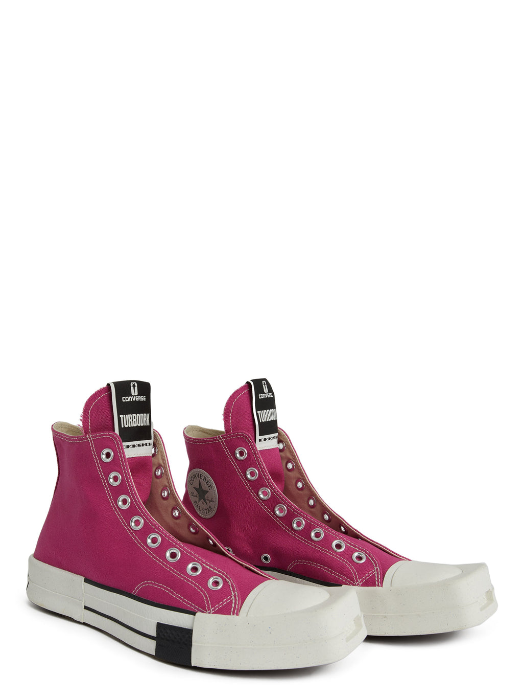 DRKSHDW × CONVERSE TURBODRK LACELESS HI HOTPINK - UNISEX