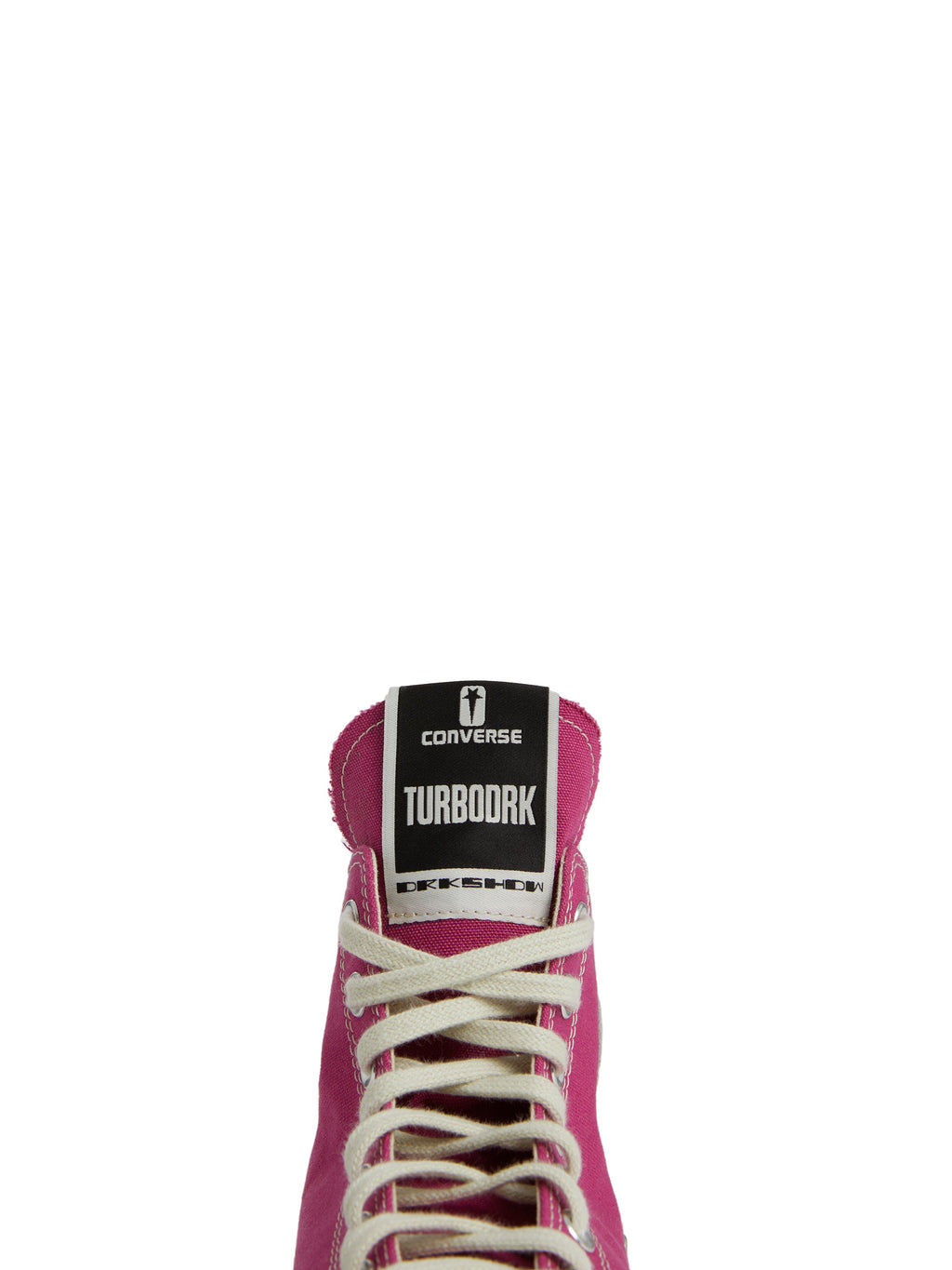DRKSHDW × CONVERSE TURBODRK LACELESS HI HOTPINK - UNISEX