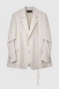 AGNES HIGH COMFORT TAILORED JACKET PEARL