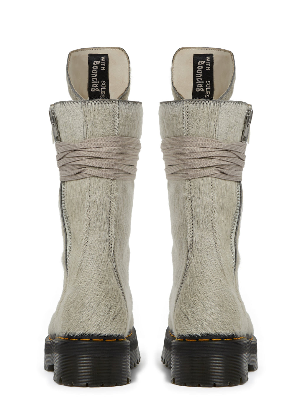 DR MARTENS × RICK OWENS QUAD SOLE CALF LENGTH BOOT