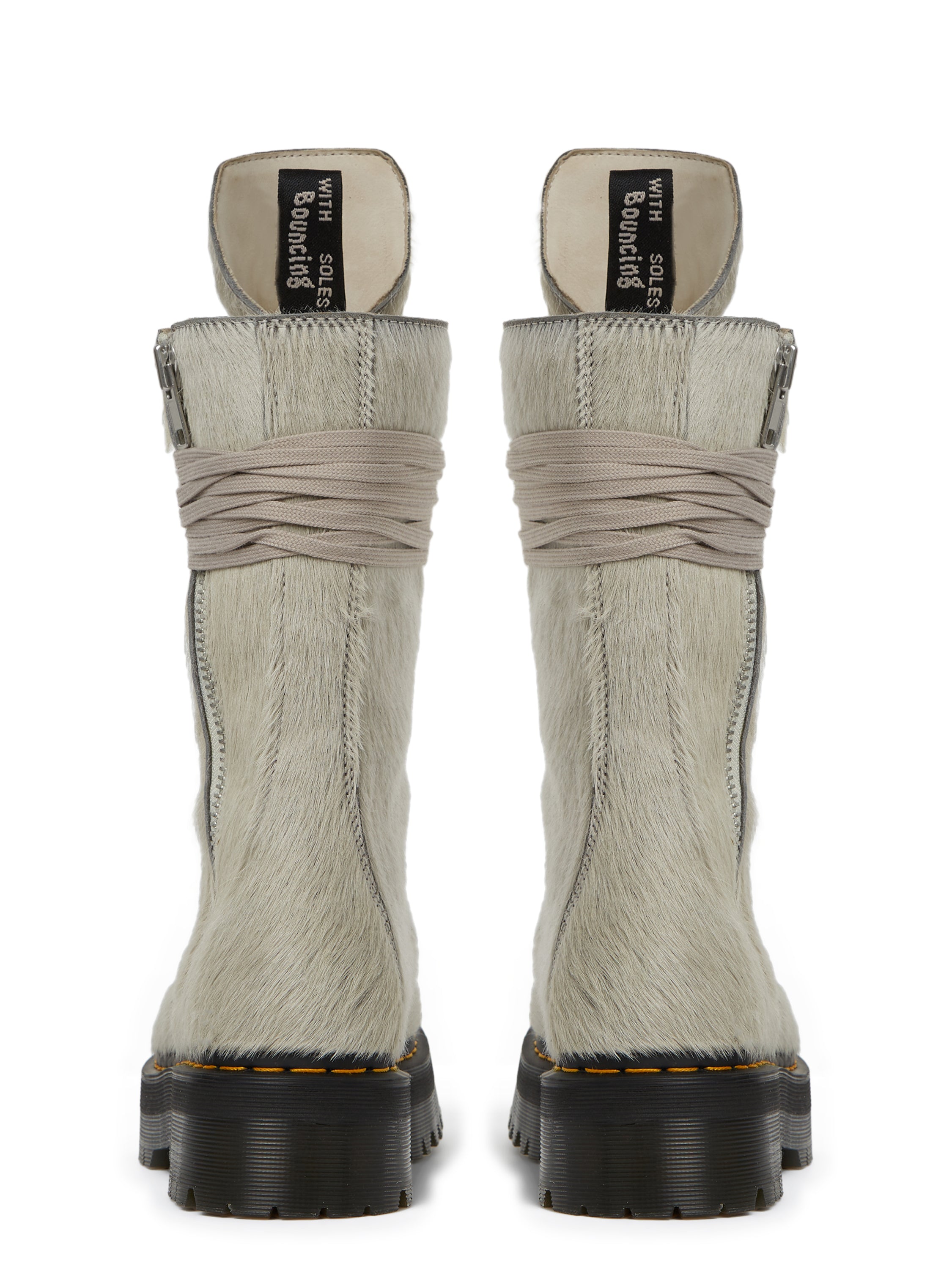 DR MARTENS × RICK OWENS QUAD SOLE CALF LENGTH BOOT