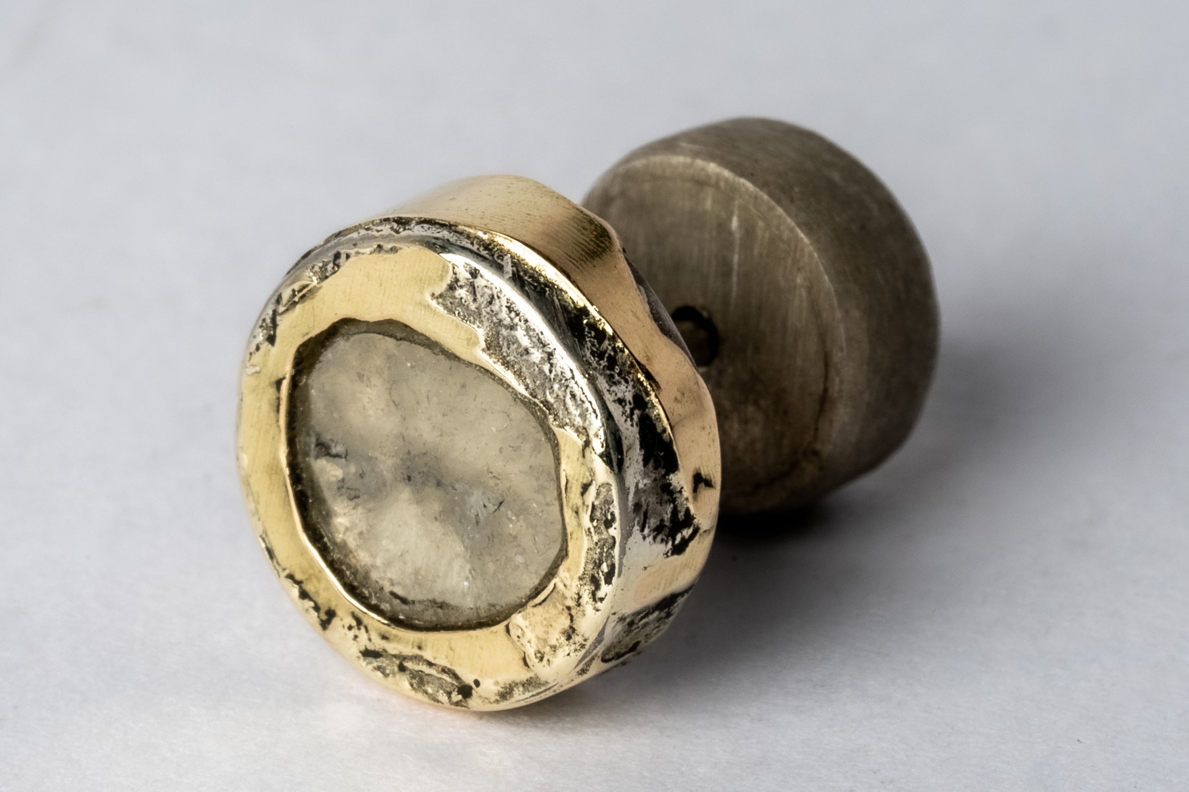 Stud Earring (Fuse, 0.4 CT, Diamond Slab, DA18K+DIA)