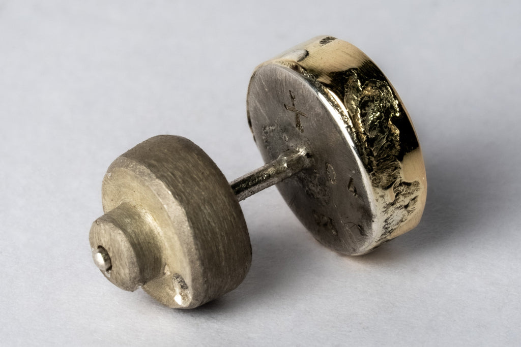 Stud Earring (Fuse, 0.4 CT, Diamond Slab, DA18K+DIA)