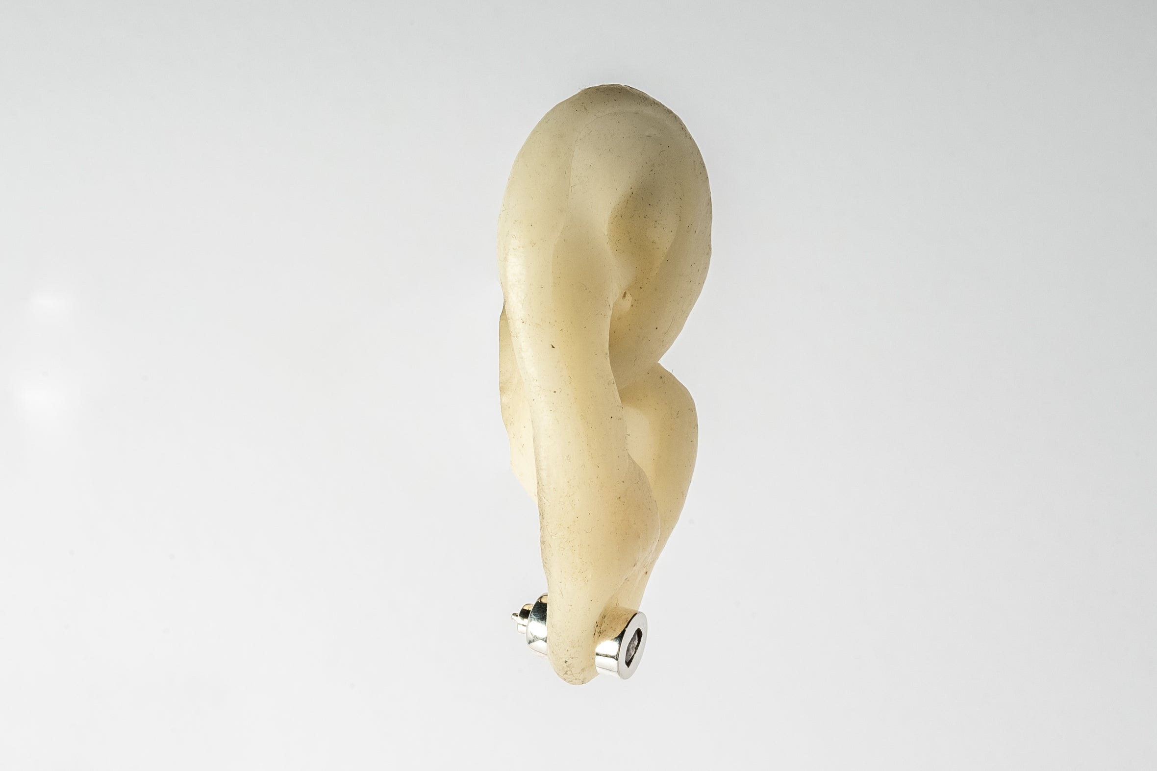 Stud Earring (0.2 CT, Tiny Faceted Diamond Slab, PA+FCDIA)