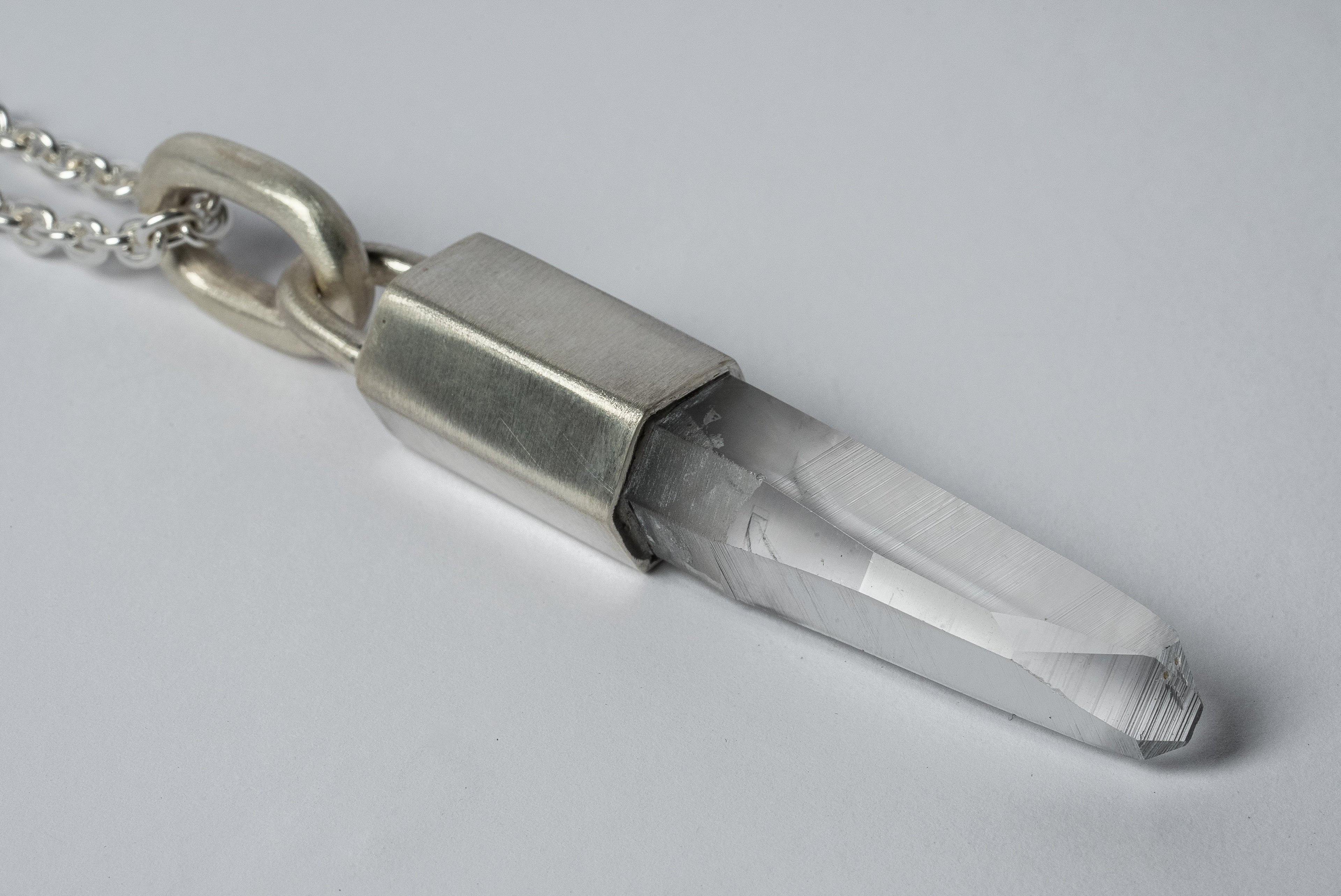 Talisman Necklace (Linked, Lemurian Quartz, MA+LEM)