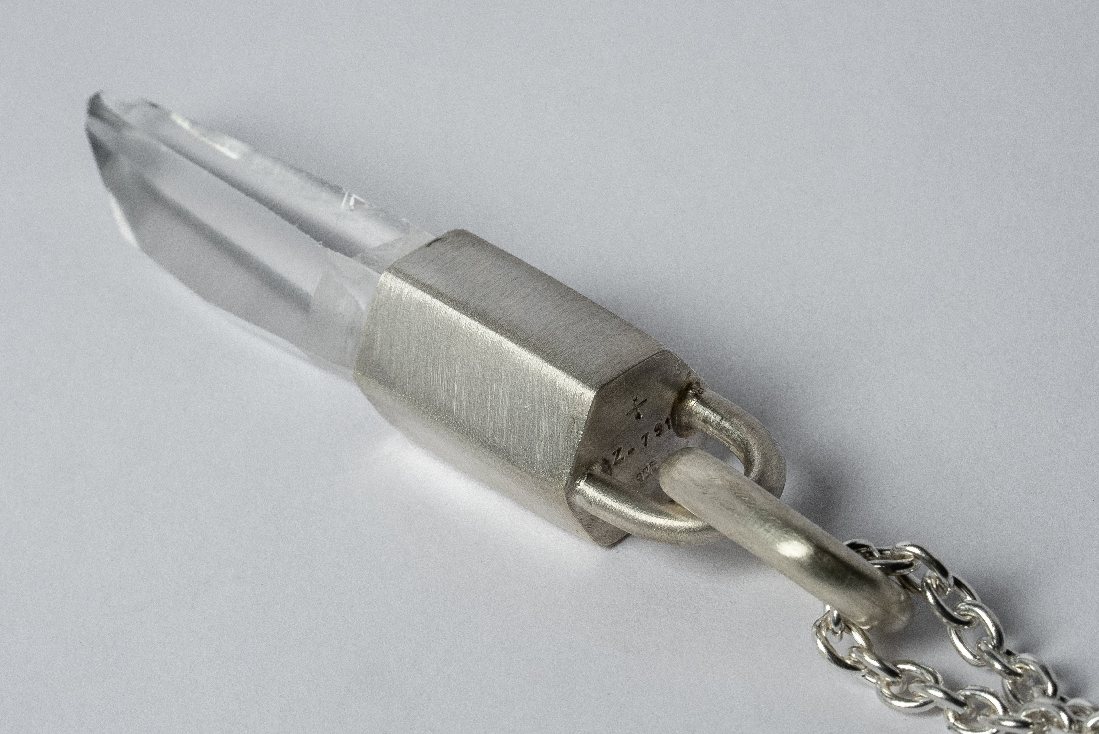 Talisman Necklace (Linked, Lemurian Quartz, MA+LEM)