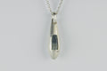 Chrysalis Necklace (Cremaster Emergence, Sapphire, MA+SAP)