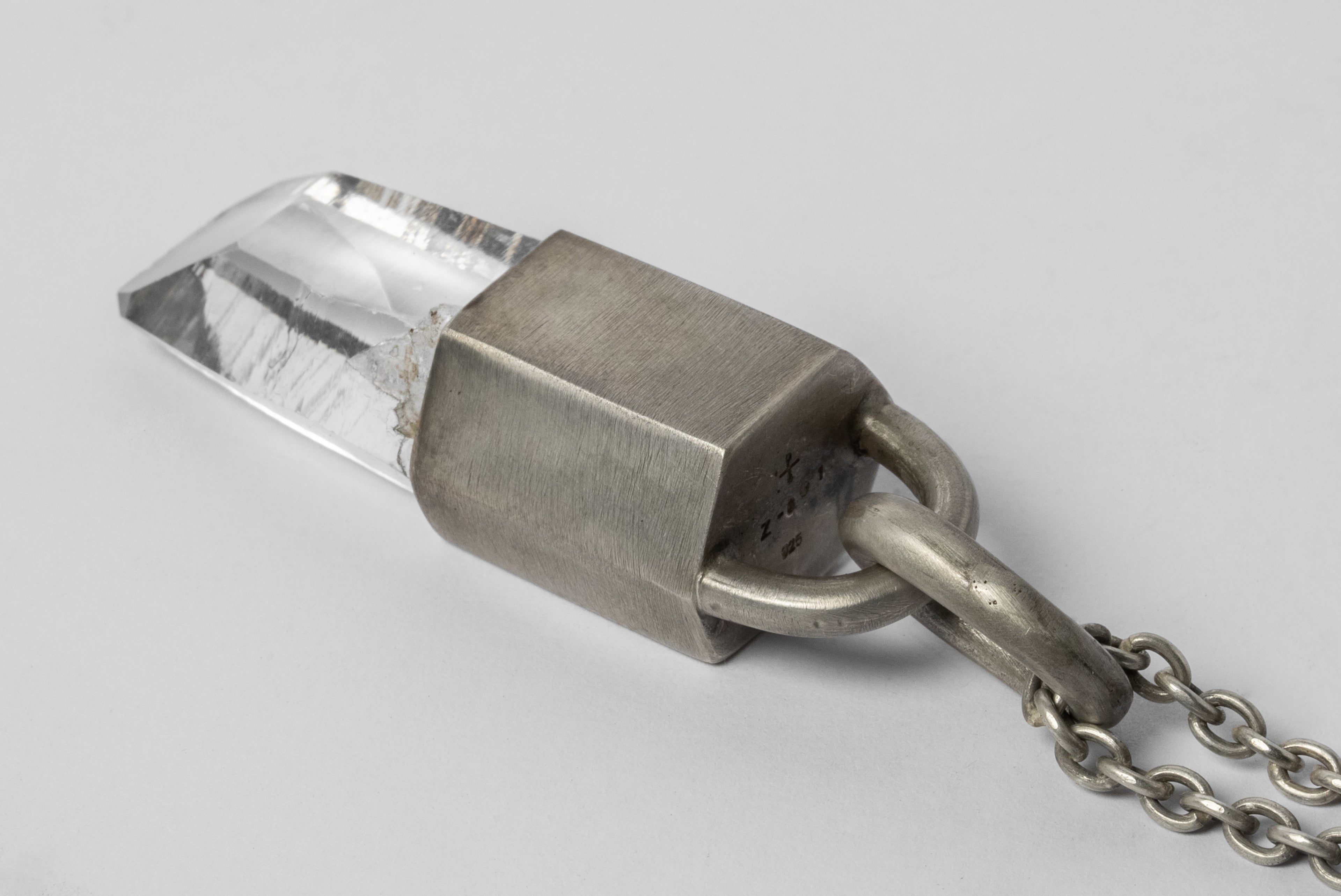 Talisman Necklace (Linked, Lemurian Quartz, DA+LEM)