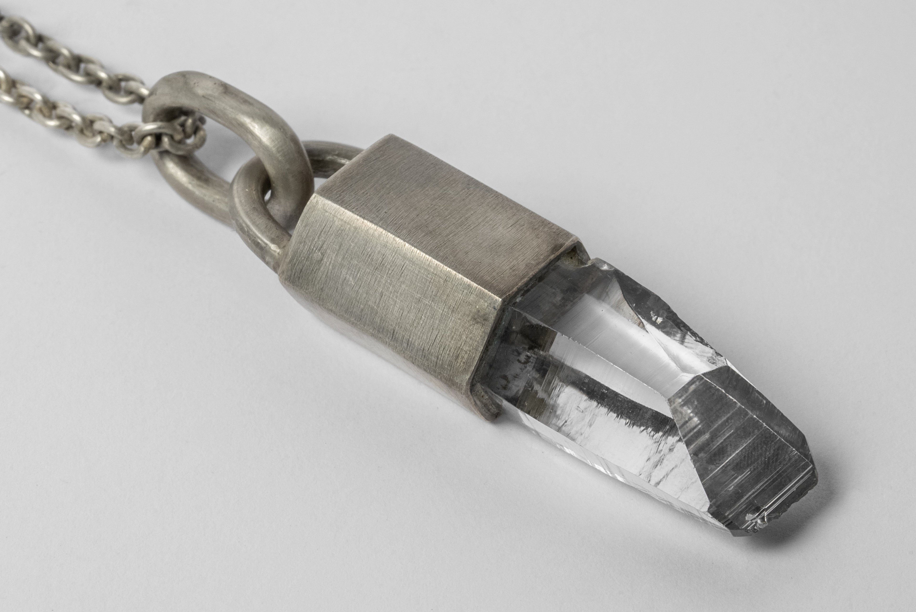 Talisman Necklace (Linked, Lemurian Quartz, DA+LEM)