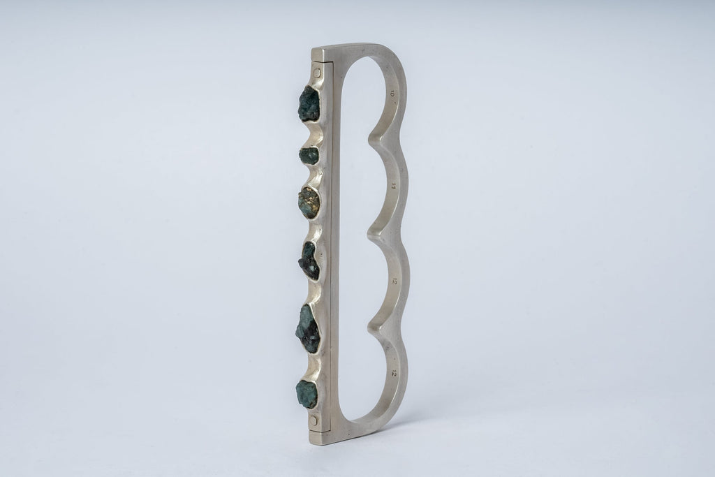 Plate Ring Four Finger (Terrestrial Surfaced, 4mm, DA+GRAN)