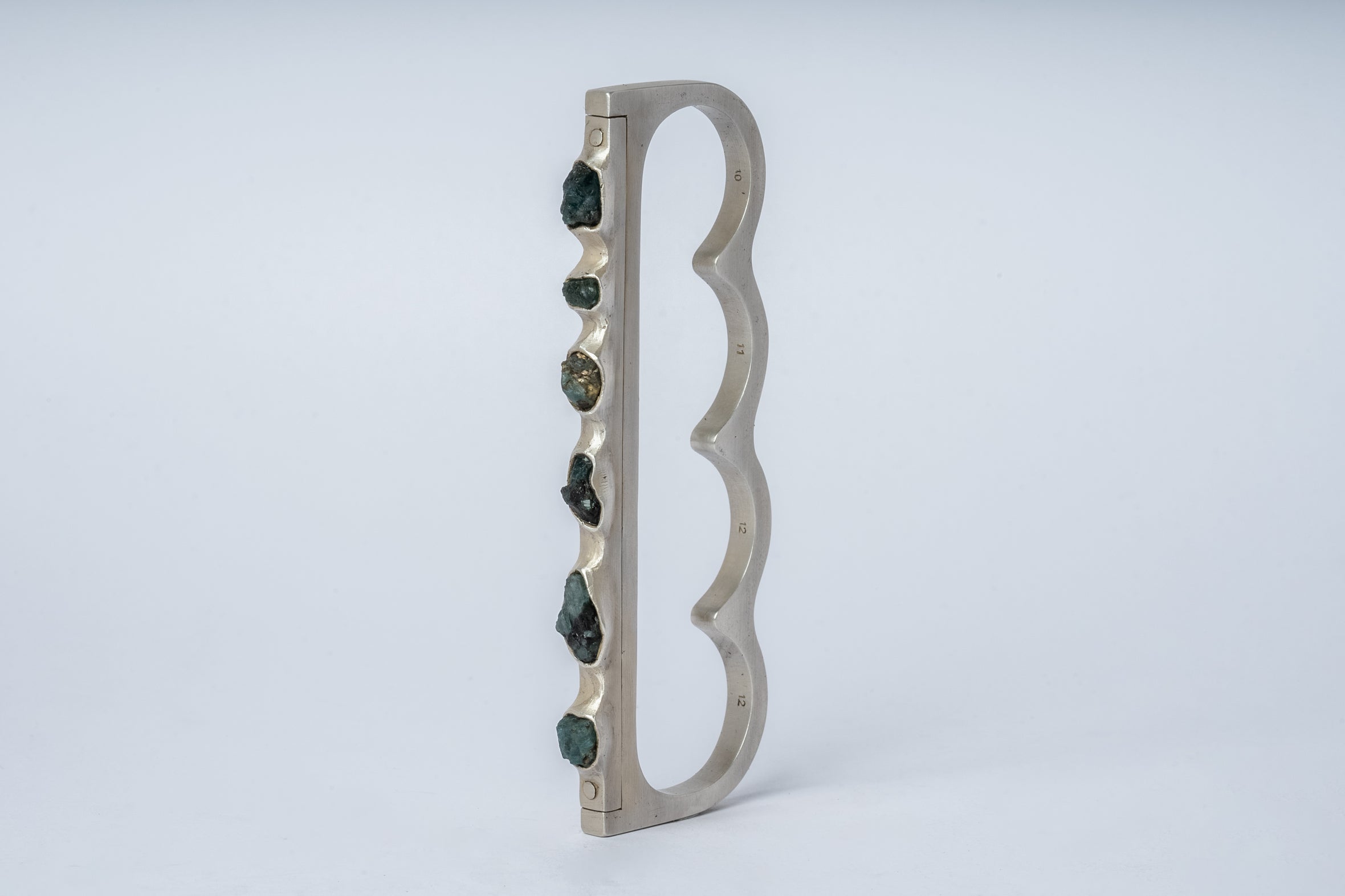 Plate Ring Four Finger (Terrestrial Surfaced, 4mm, DA+GRAN)