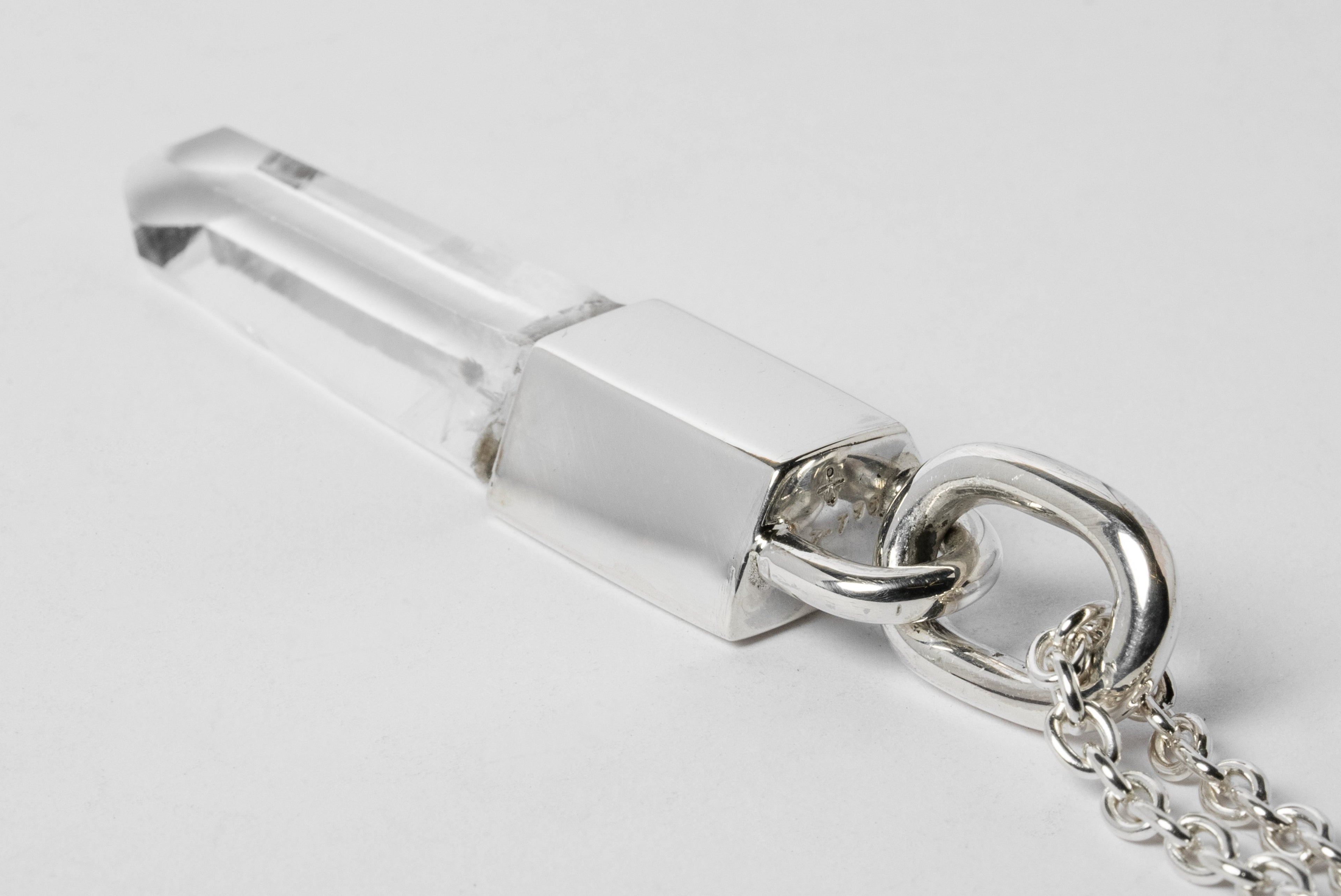 Talisman Necklace (Linked, Lemurian Quartz, Z-795-PA+LEM)