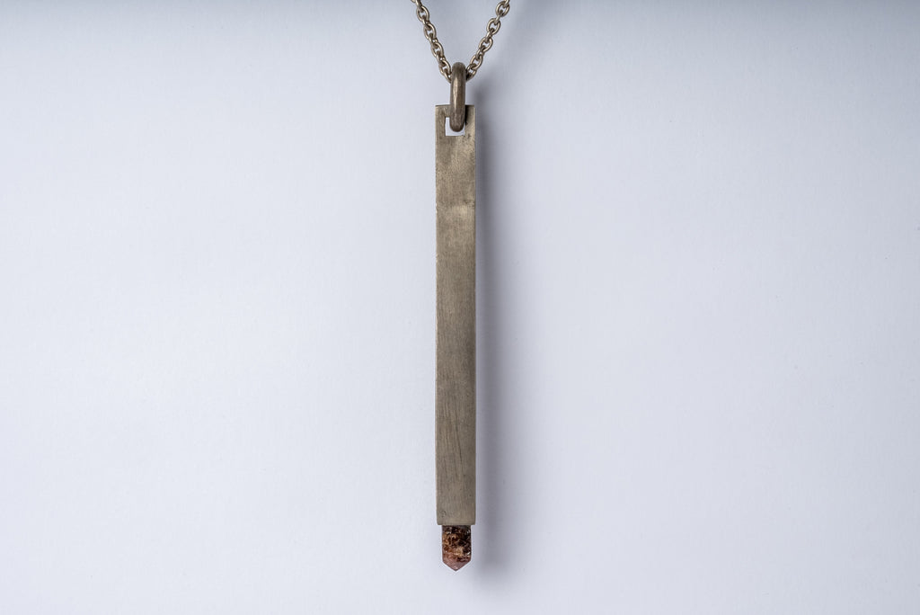 Talisman Inverted Wedge Necklace (Zircon, DA+ZIR)