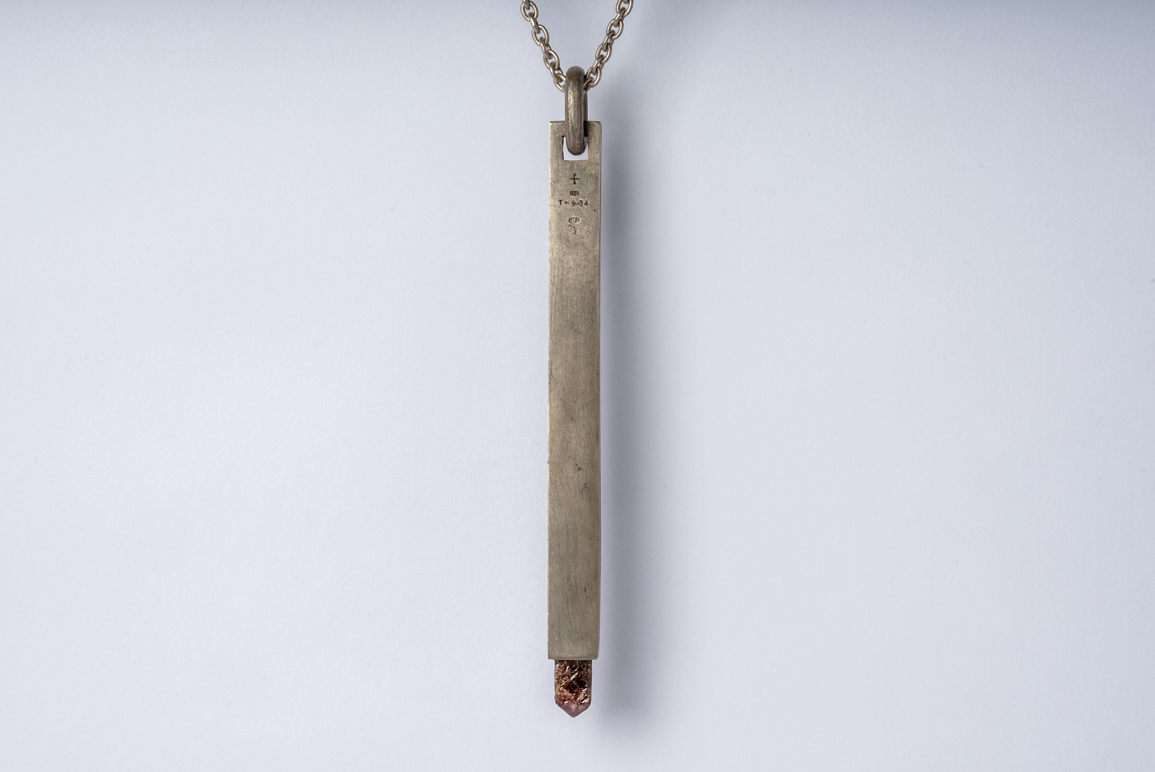 Talisman Inverted Wedge Necklace (Zircon, DA+ZIR)