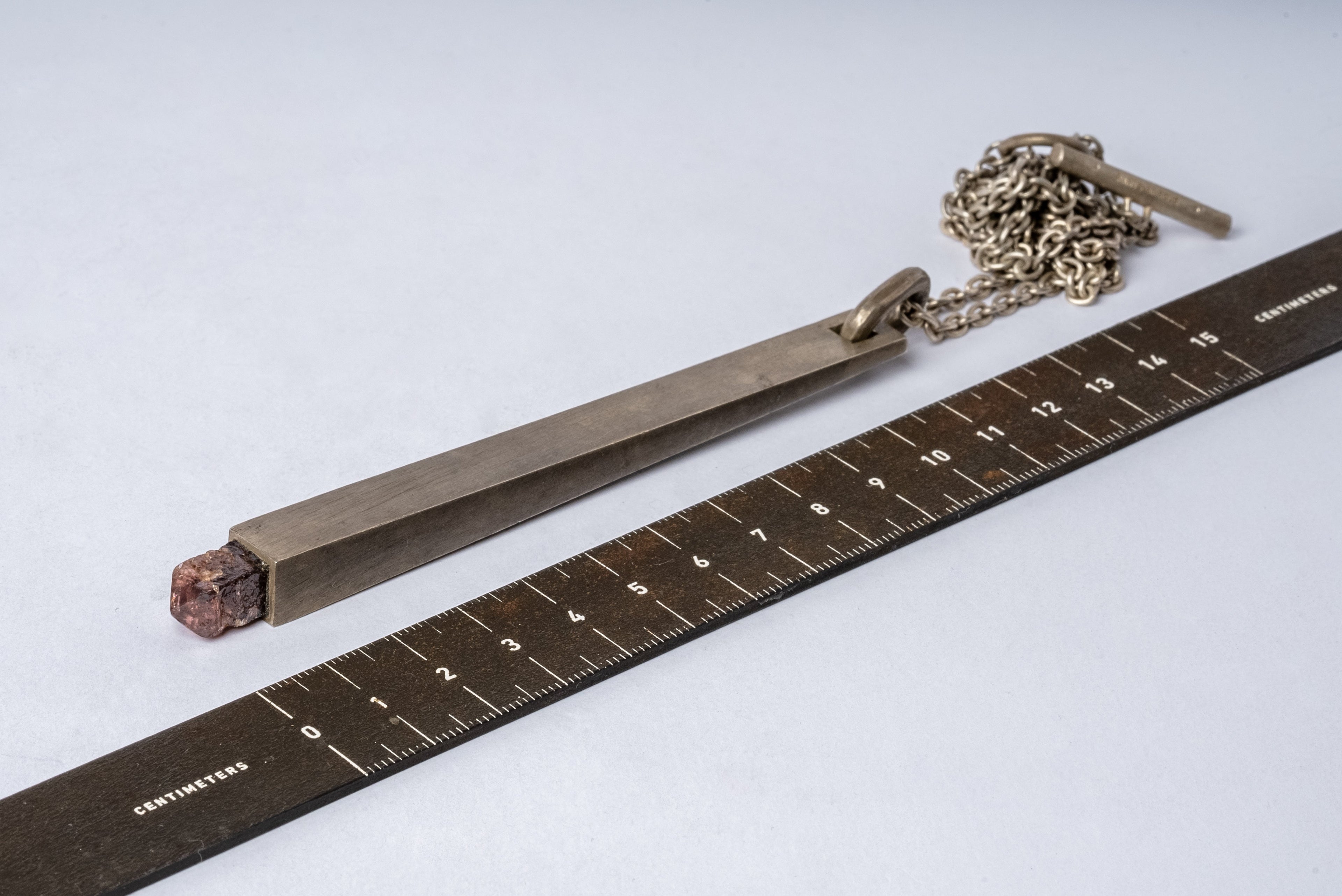 Talisman Inverted Wedge Necklace (Zircon, DA+ZIR)