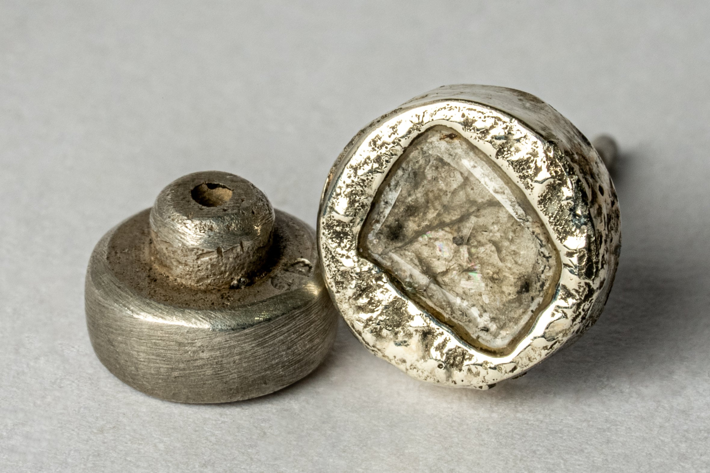 Stud Earring (Fuse, 0.2 CT, Diamond Slab, DA10KW+DIA)