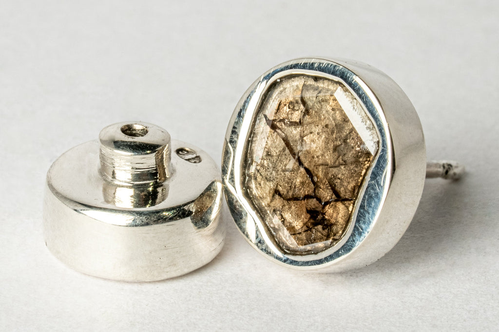 Stud Earring (0.6 CT, Diamond Slab, PA+DIA)