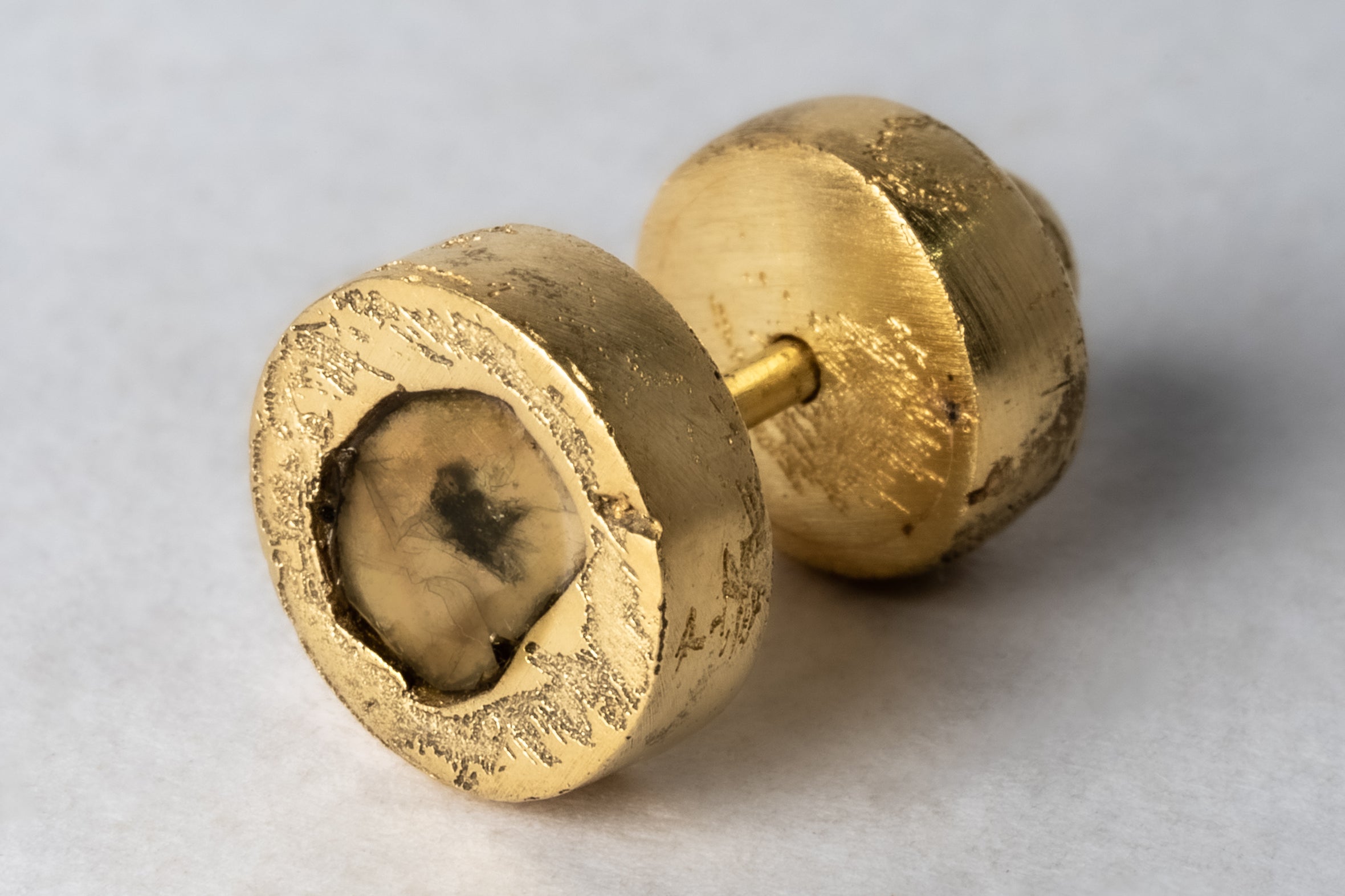 Stud Earring (0.2 CT, Diamond Slab, AGA+DIA)