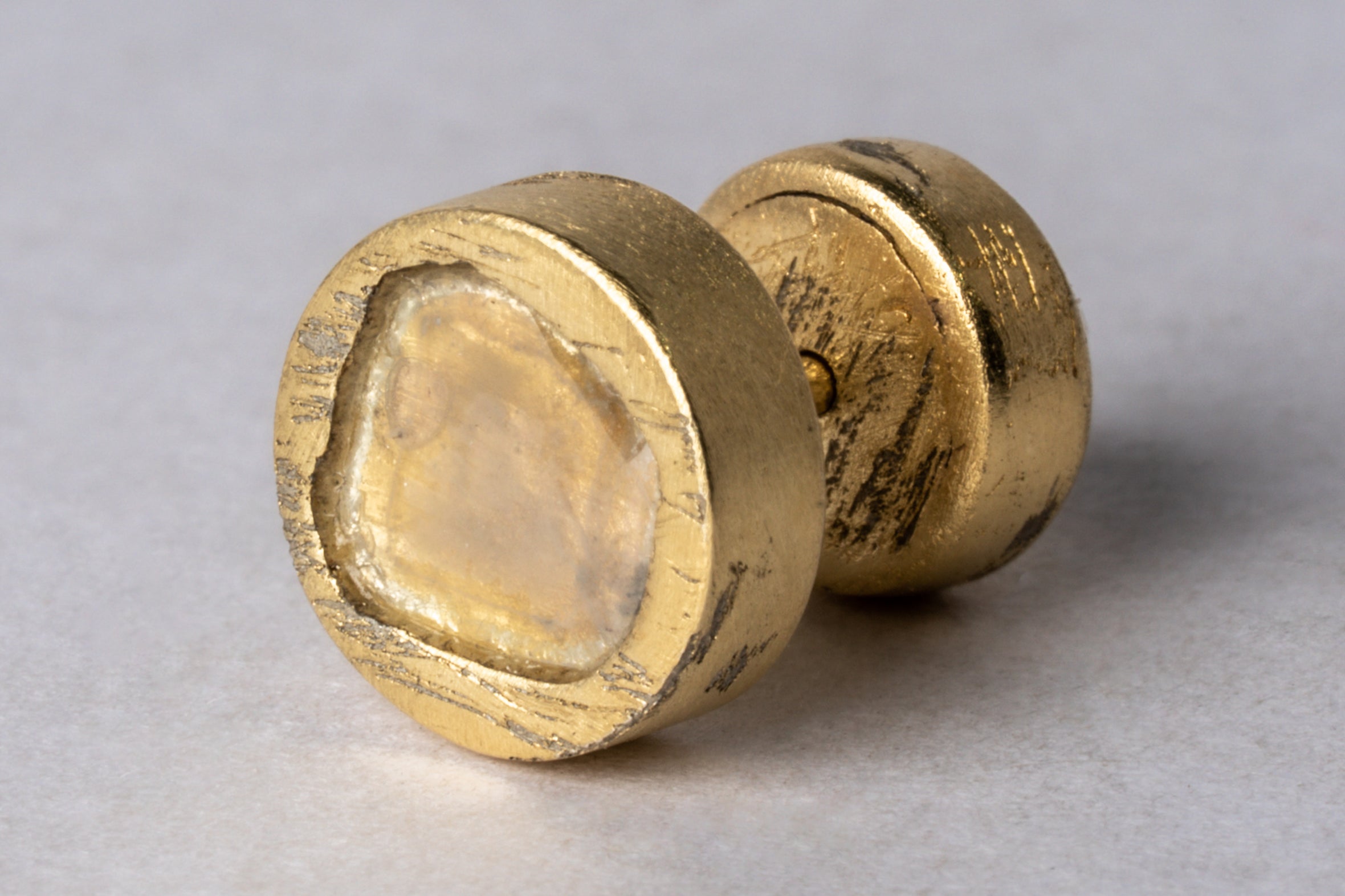 Stud Earring (0.4 CT, Diamond Slab, AGA+DIA)