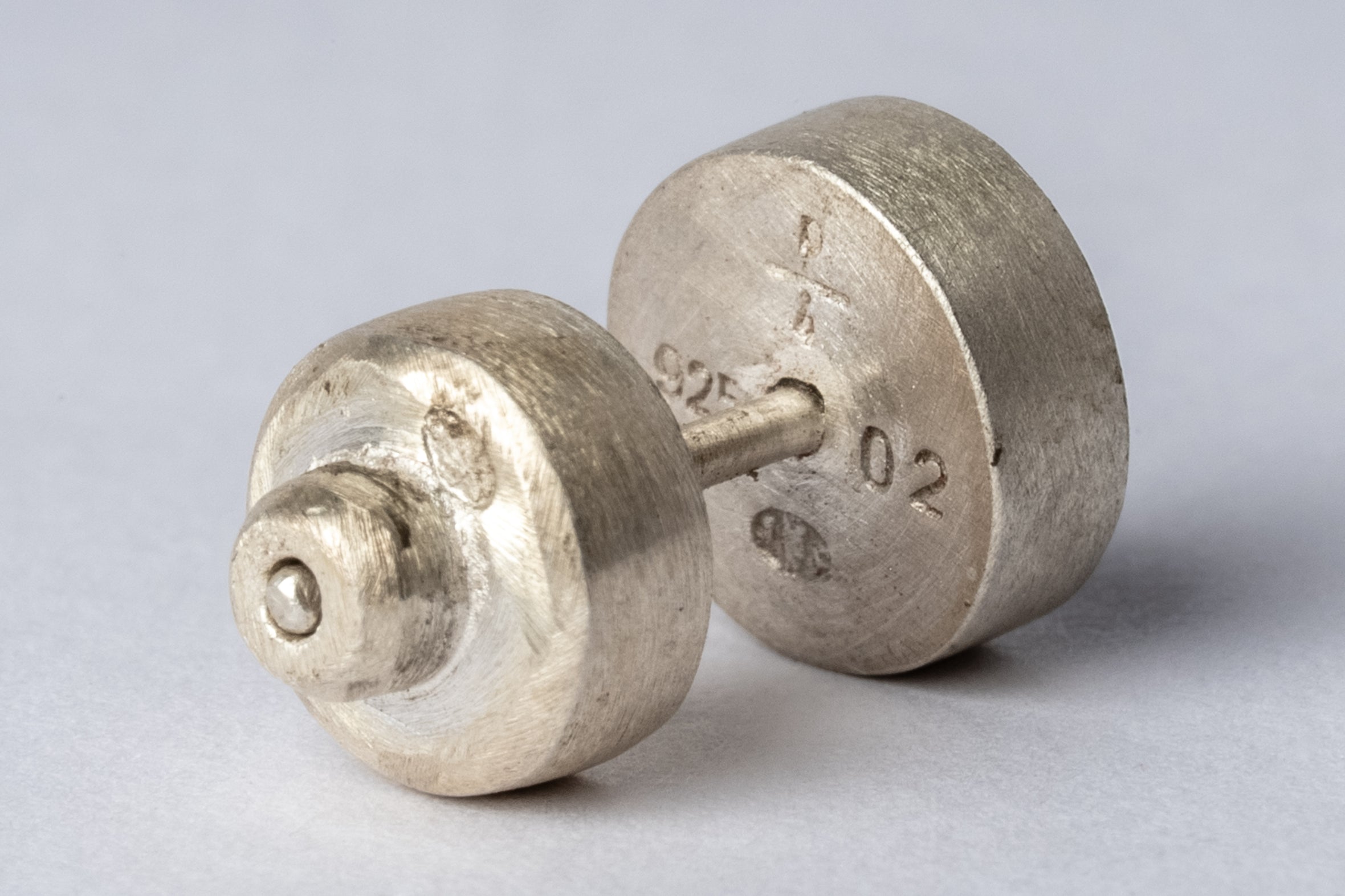 Stud Earring (0.2 CT, Blue Diamond Slab, MA+BDIA)