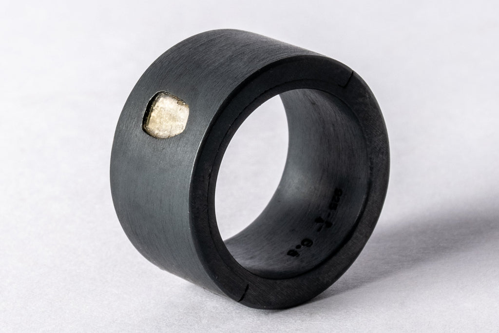 Sistema Ring (0.2 CT, Yellow Diamond Slab, 12mm, KA+YDIA)