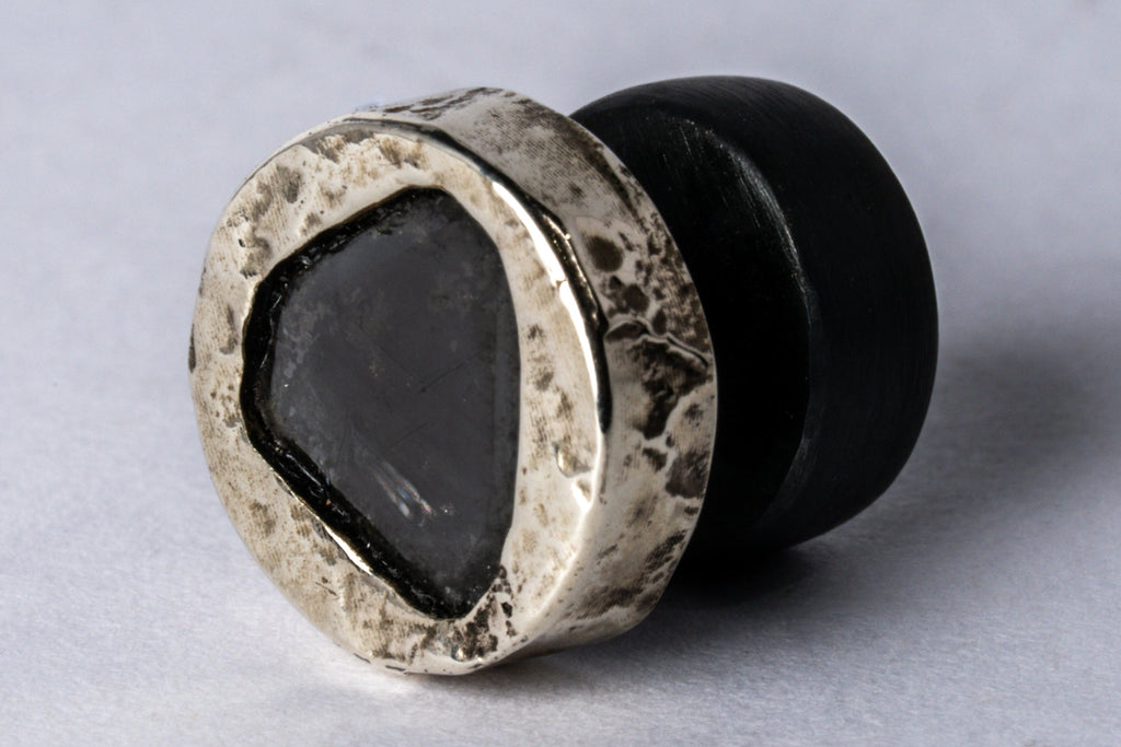 Stud Earring (Fuse, 0.6 CT, Diamond Slab, KA10KW+DIA)