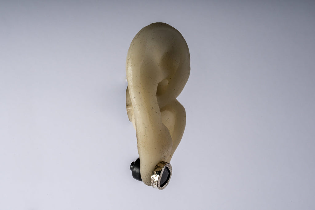 Stud Earring (Fuse, 0.6 CT, Diamond Slab, KA10KW+DIA)