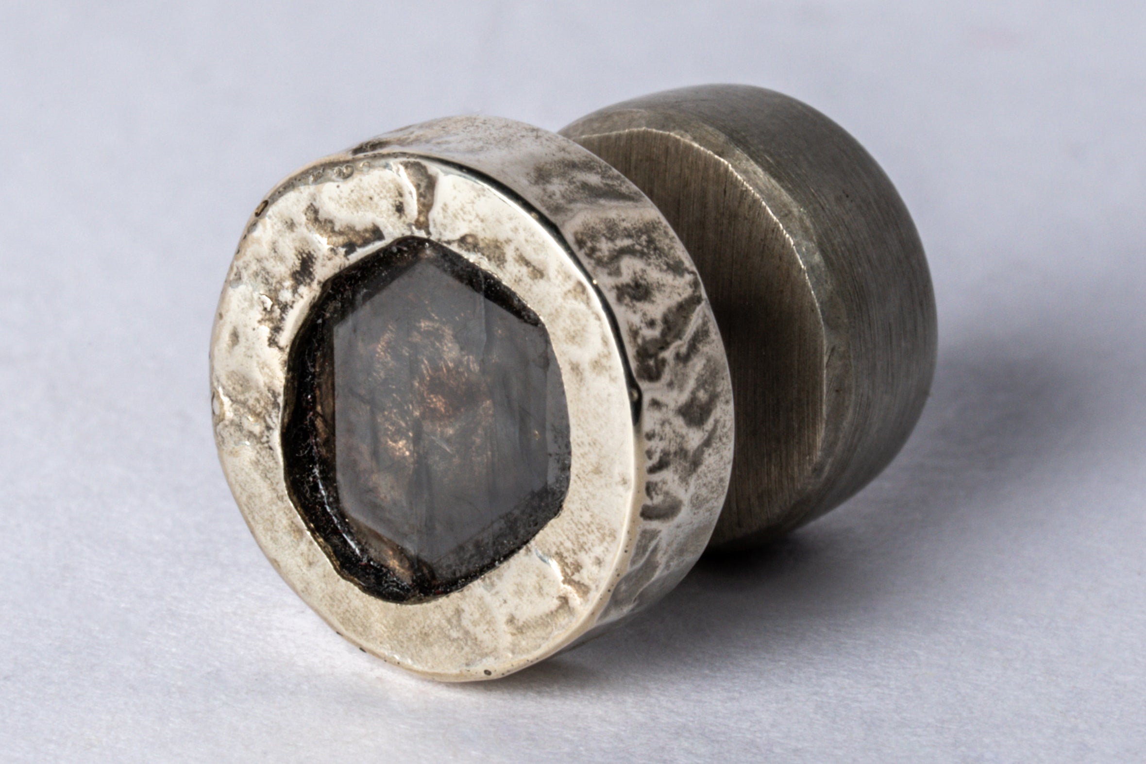 Stud Earring (Fuse, 0.6 CT, Diamond Slab, DA10KW+DIA)