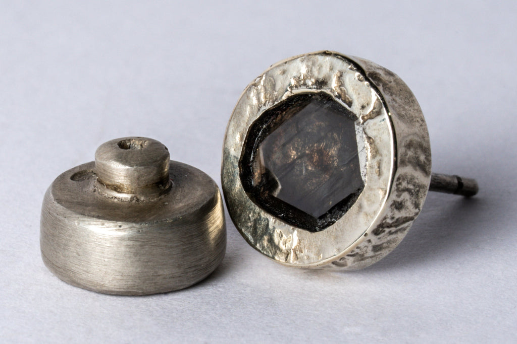 Stud Earring (Fuse, 0.6 CT, Diamond Slab, DA10KW+DIA)