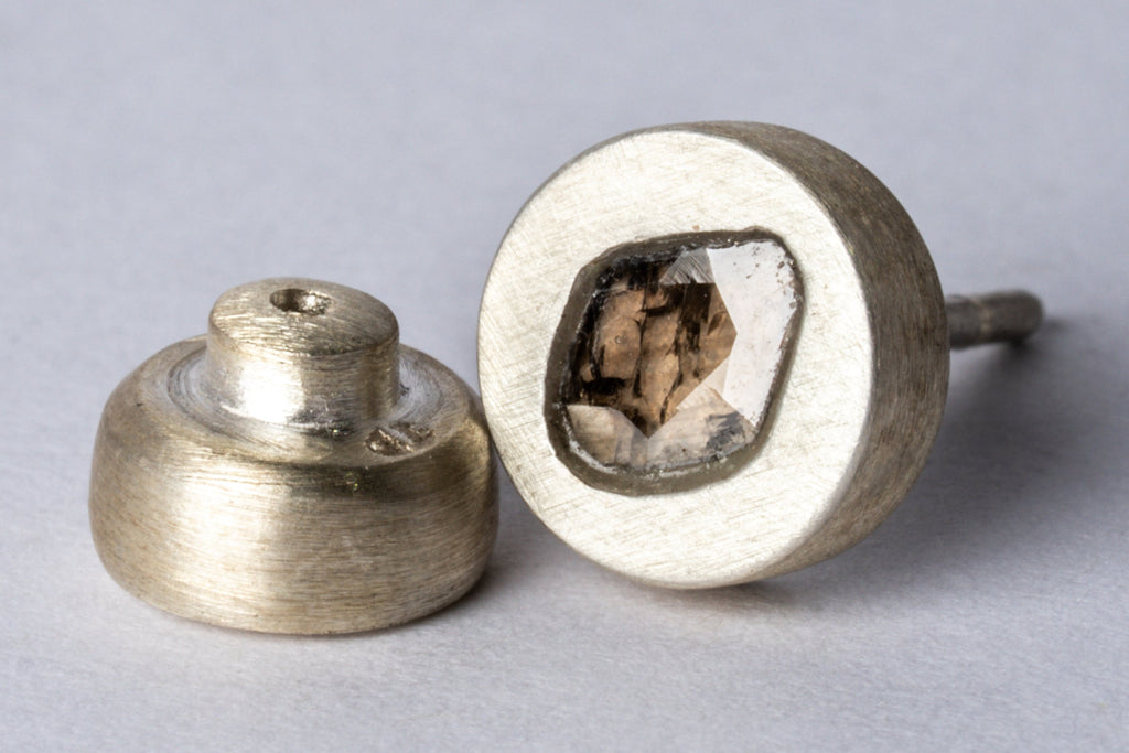 Stud Earring (0.2 CT, Diamond Slab, MA+DIA)