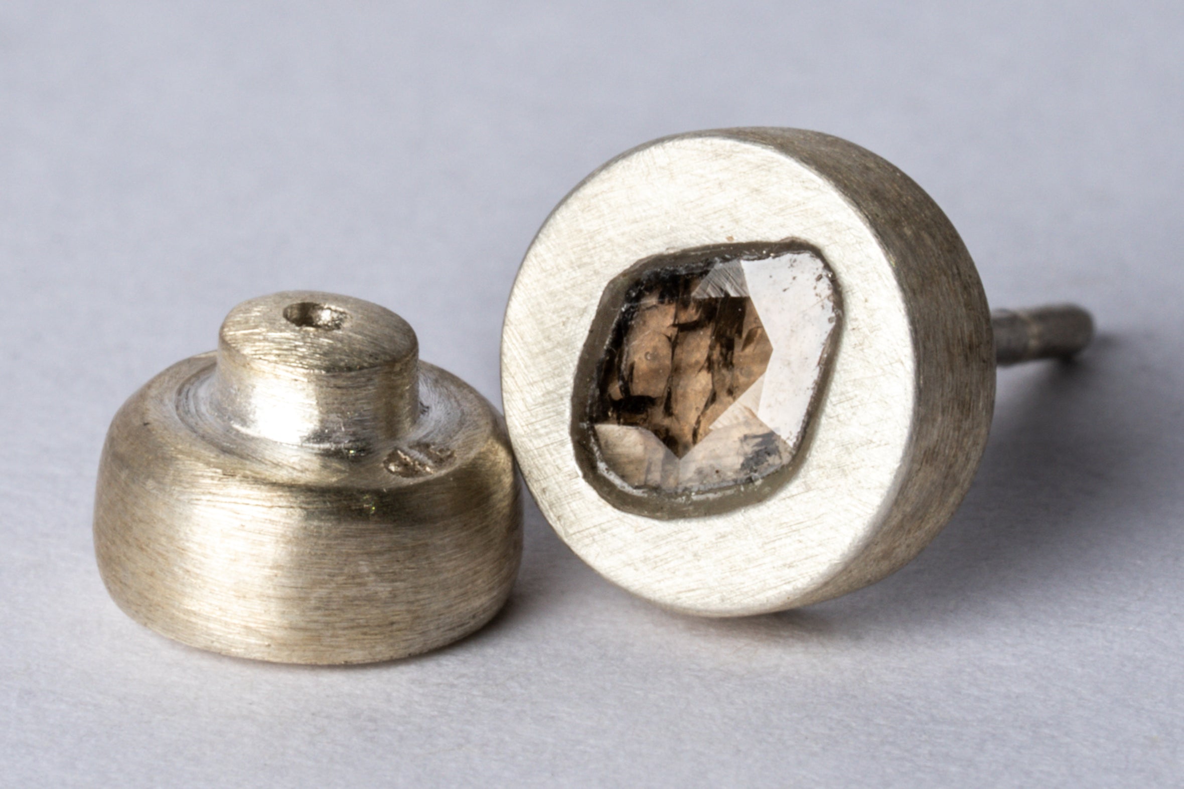 Stud Earring (0.2 CT, Diamond Slab, MA+DIA)