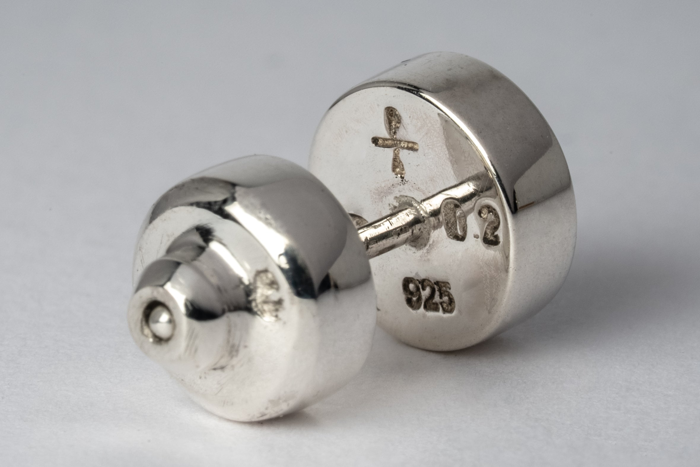 Stud Earring (0.2 CT, Blue Diamond Slab, PA+BDIA)