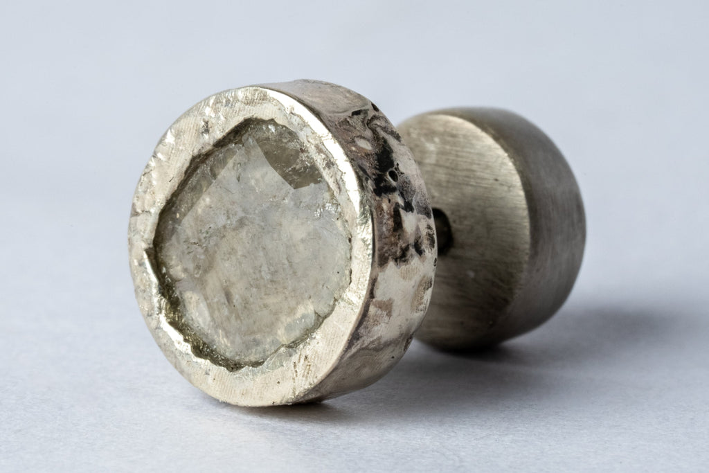 Stud Earring (Fuse, 0.4 CT, Diamond Slab, DA10KW+DIA)