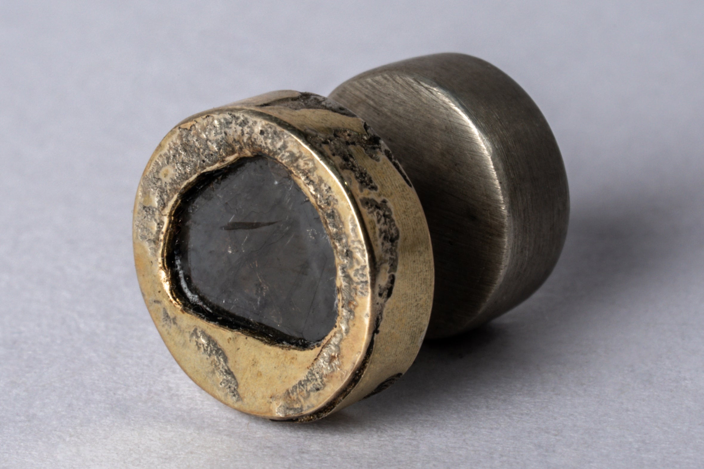 Stud Earring (Fuse, 0.6 CT, Diamond Slab, DA18K+DIA)